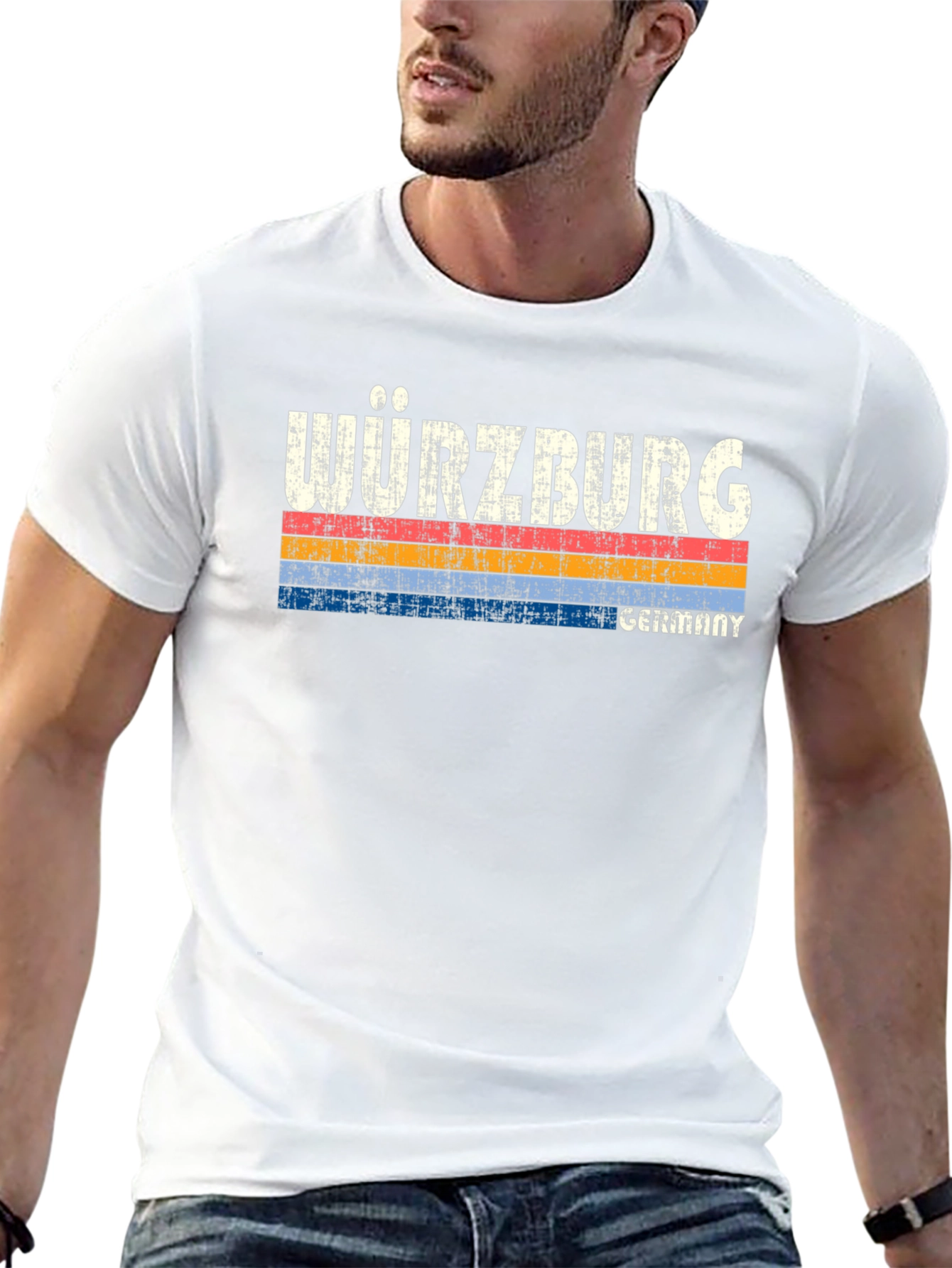 Würzburg Germany Retro T-Shirt
