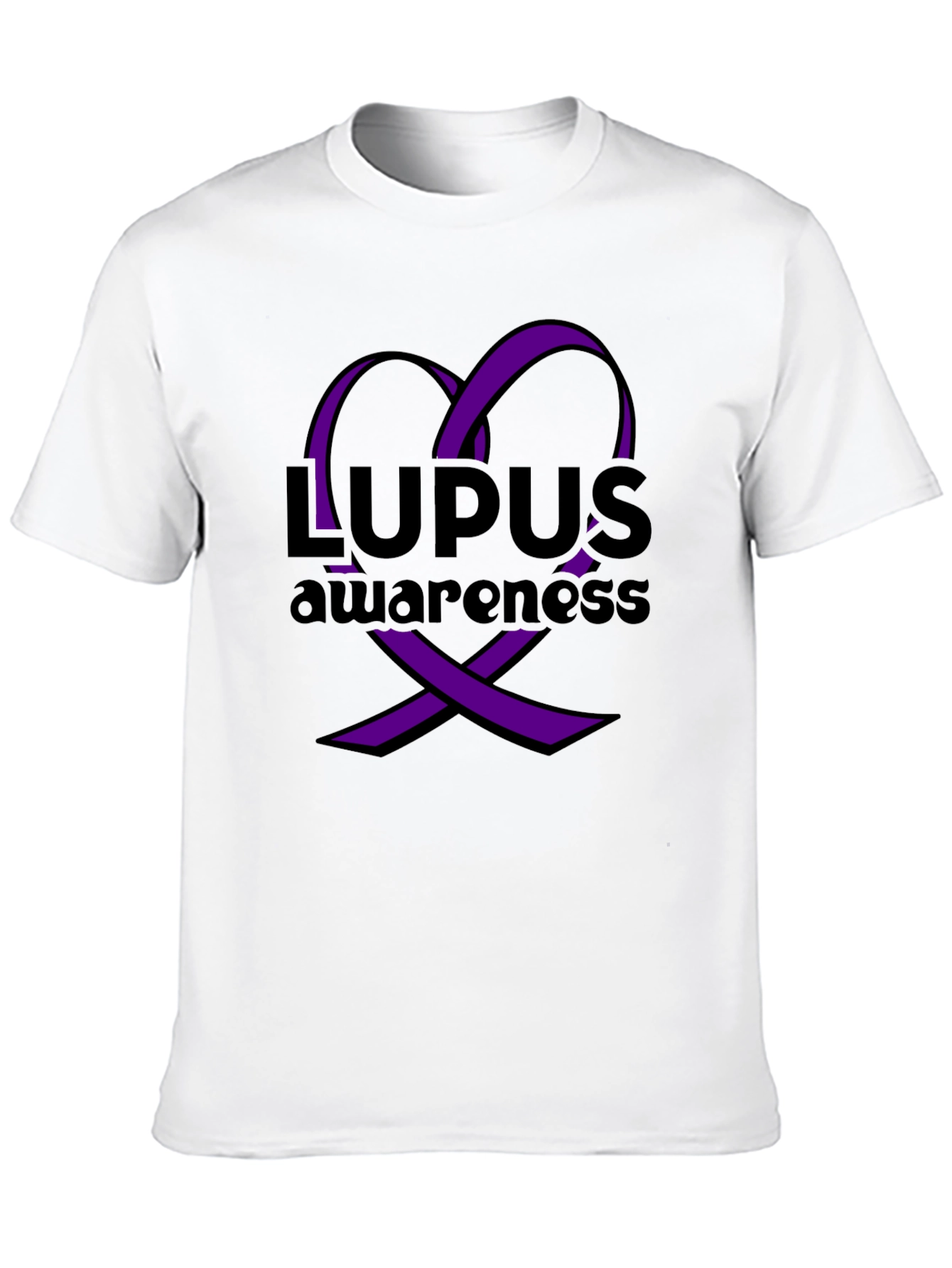 Lupus Awareness Ribbon Heart T-Shirt