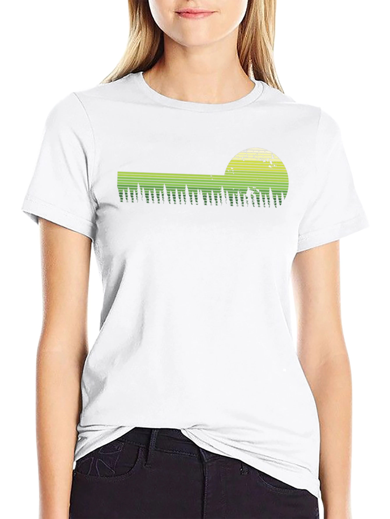 Nature Scene Graphic T-Shirt