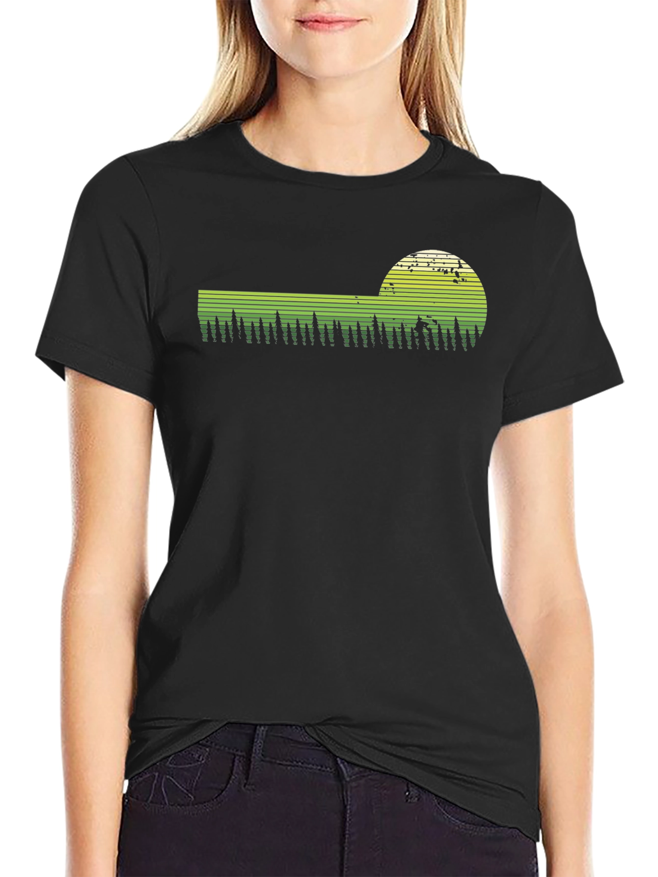 Nature Scene Graphic T-Shirt