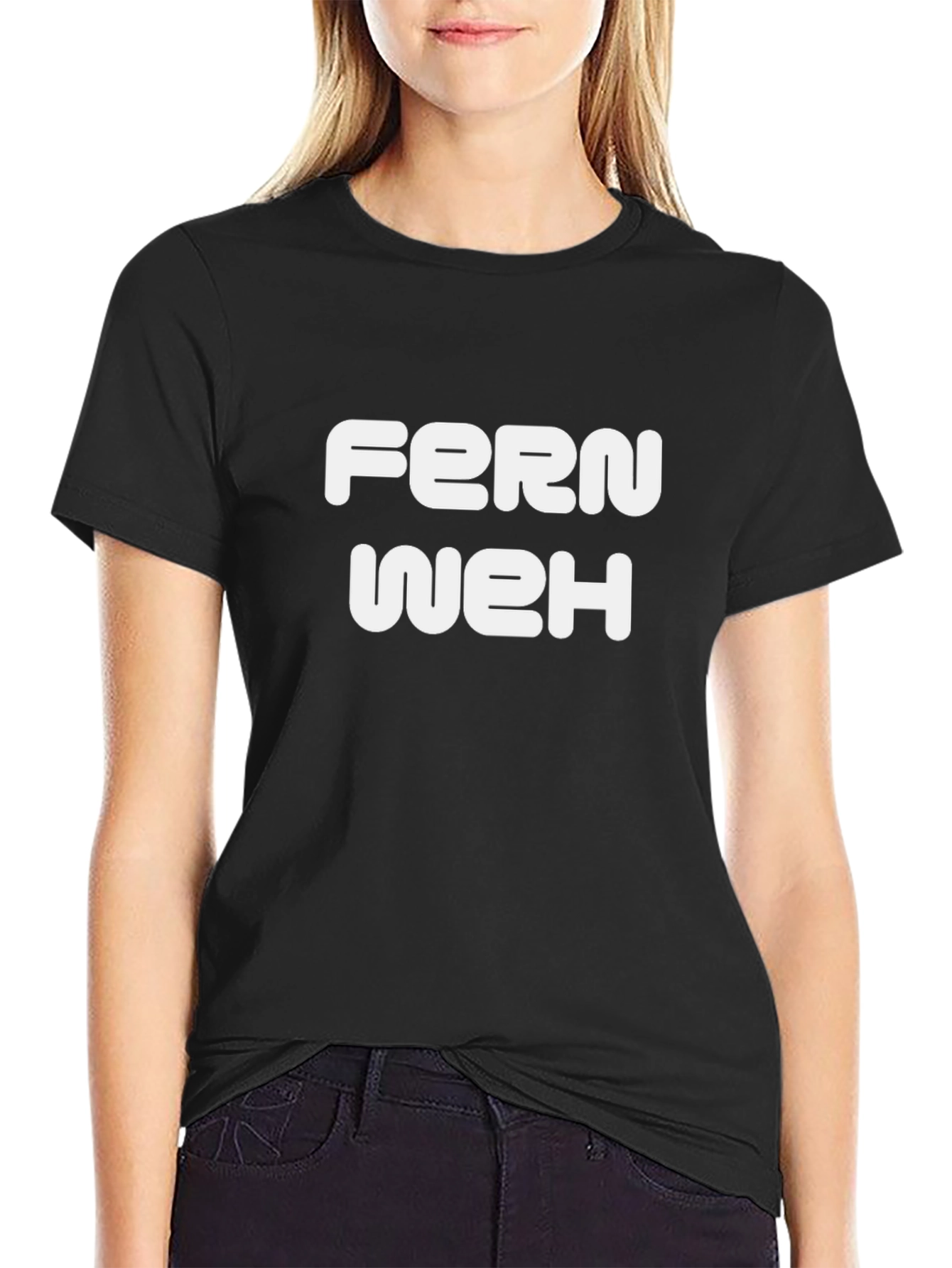 Fernweh Black Tee - Wanderlust Shirt