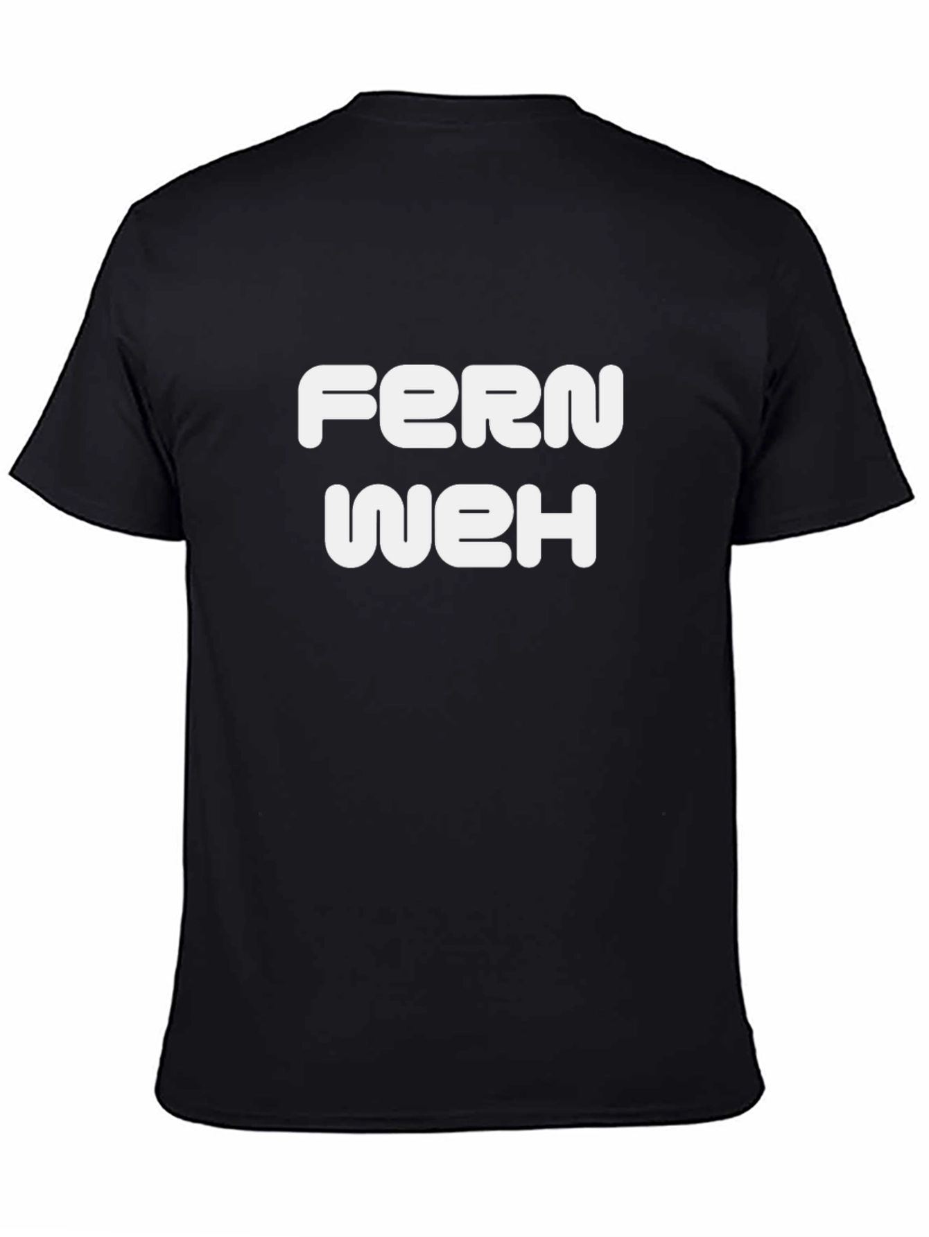 Fernweh Black Tee - Wanderlust Shirt