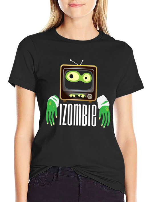 IZombie Retro TV Graphic Black T-Shirt