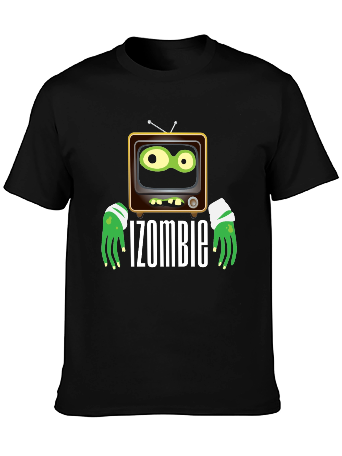 IZombie Retro TV Graphic Black T-Shirt