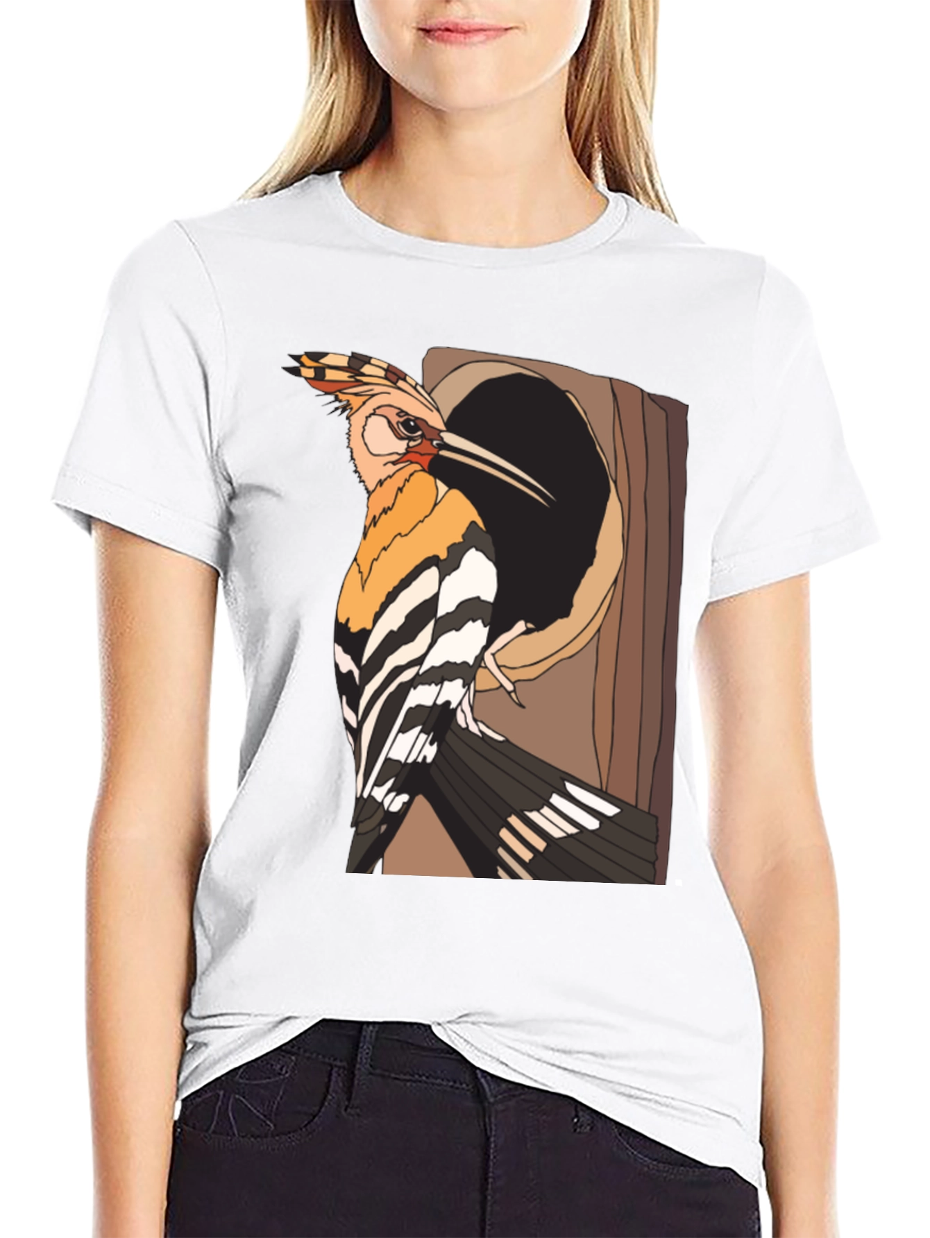Hoopoe Bird Graphic Tee - Unique Nature Lover Shirt