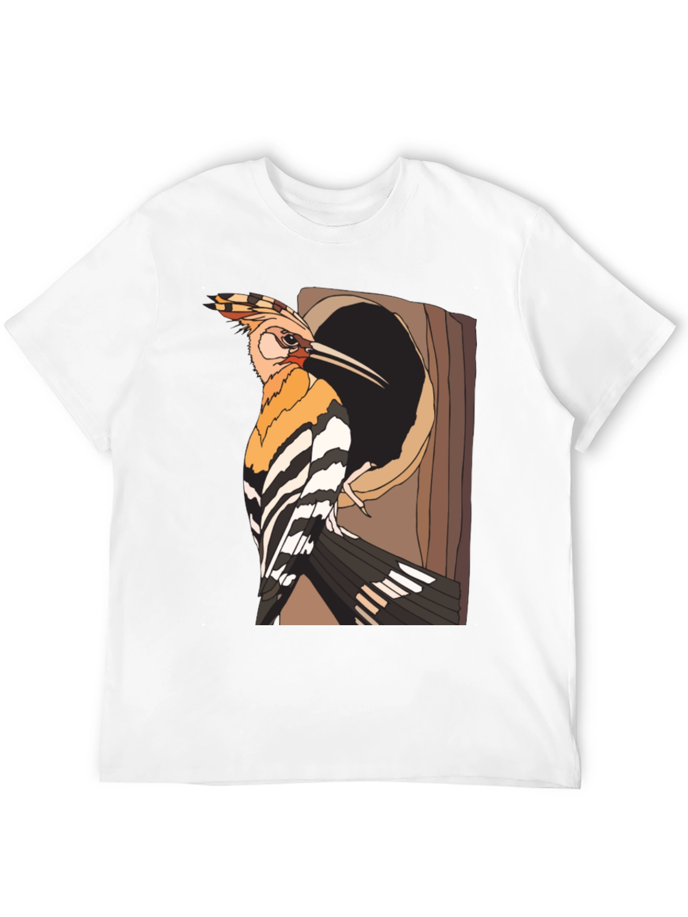 Hoopoe Bird Graphic Tee - Unique Nature Lover Shirt