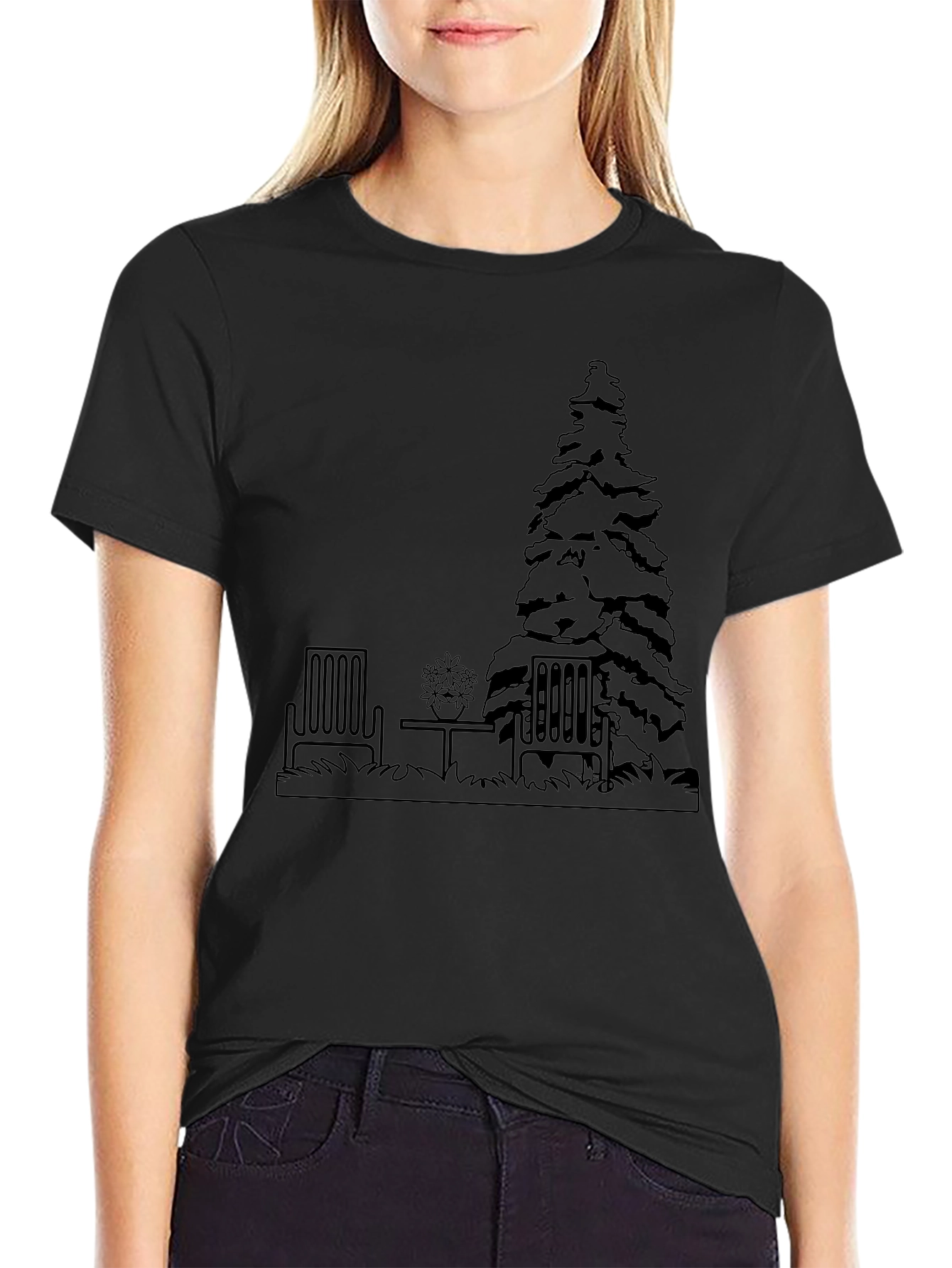 Cozy Scene Graphic Tee