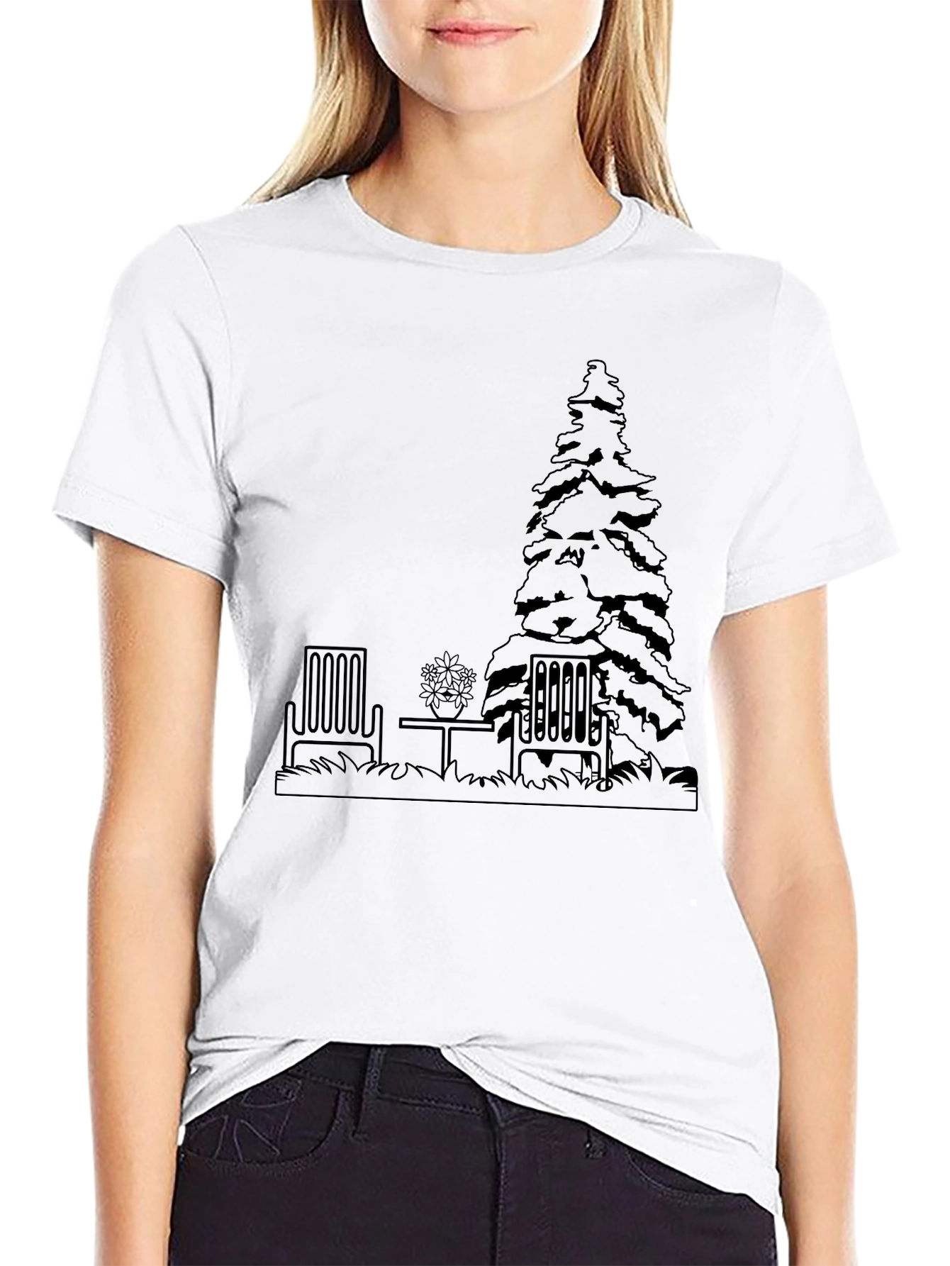 Cozy Scene Graphic Tee
