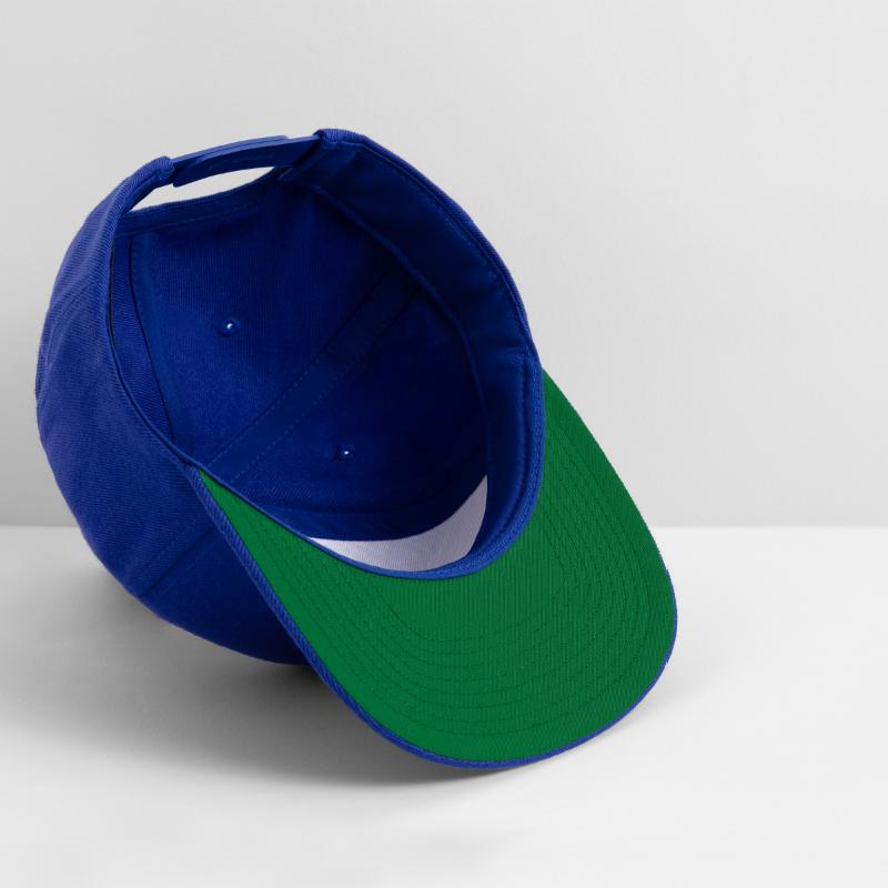 Nautical boat anchor in navy blue and white 3D