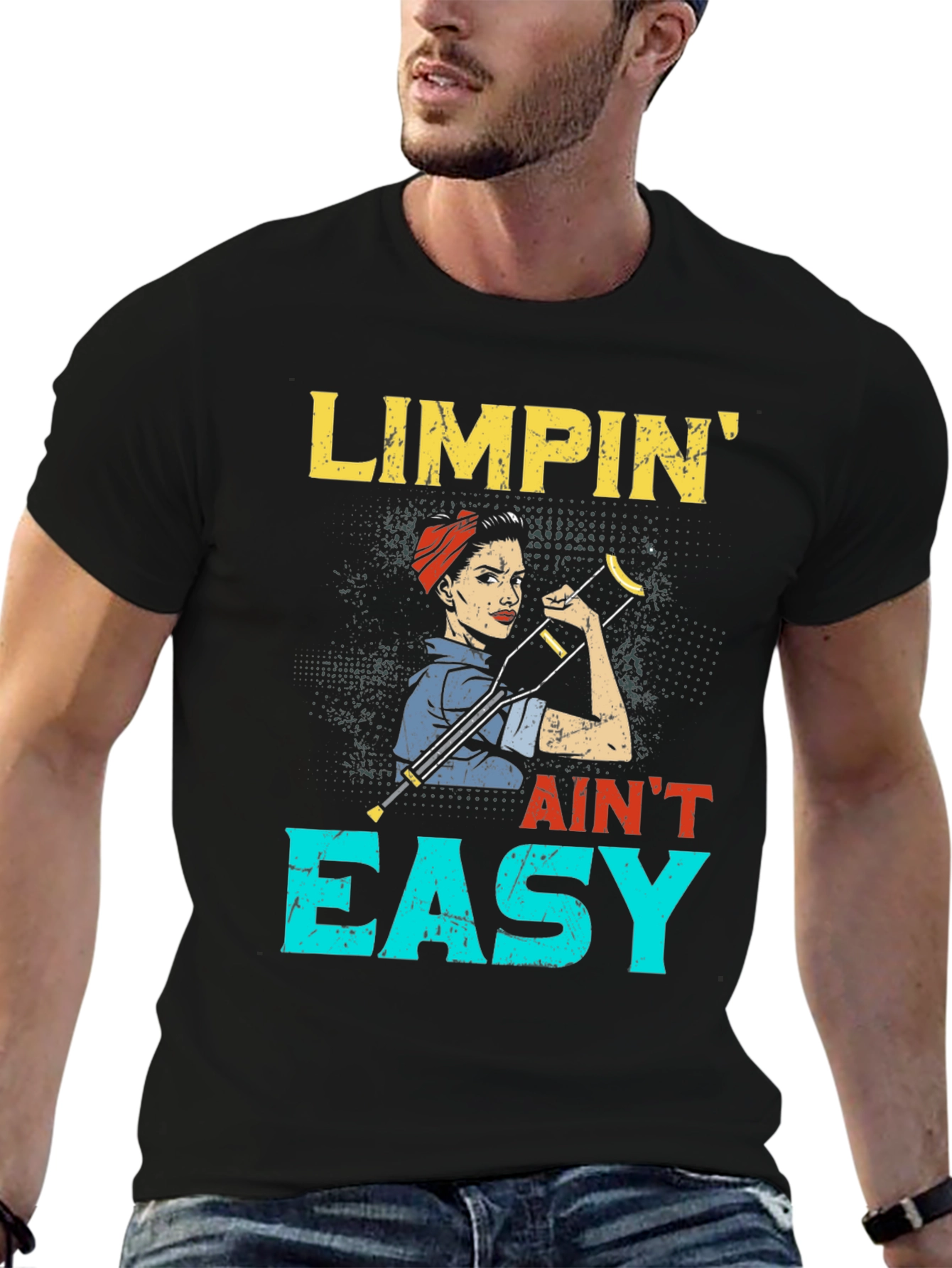 Limpin Aint Easy Graphic T-Shirt