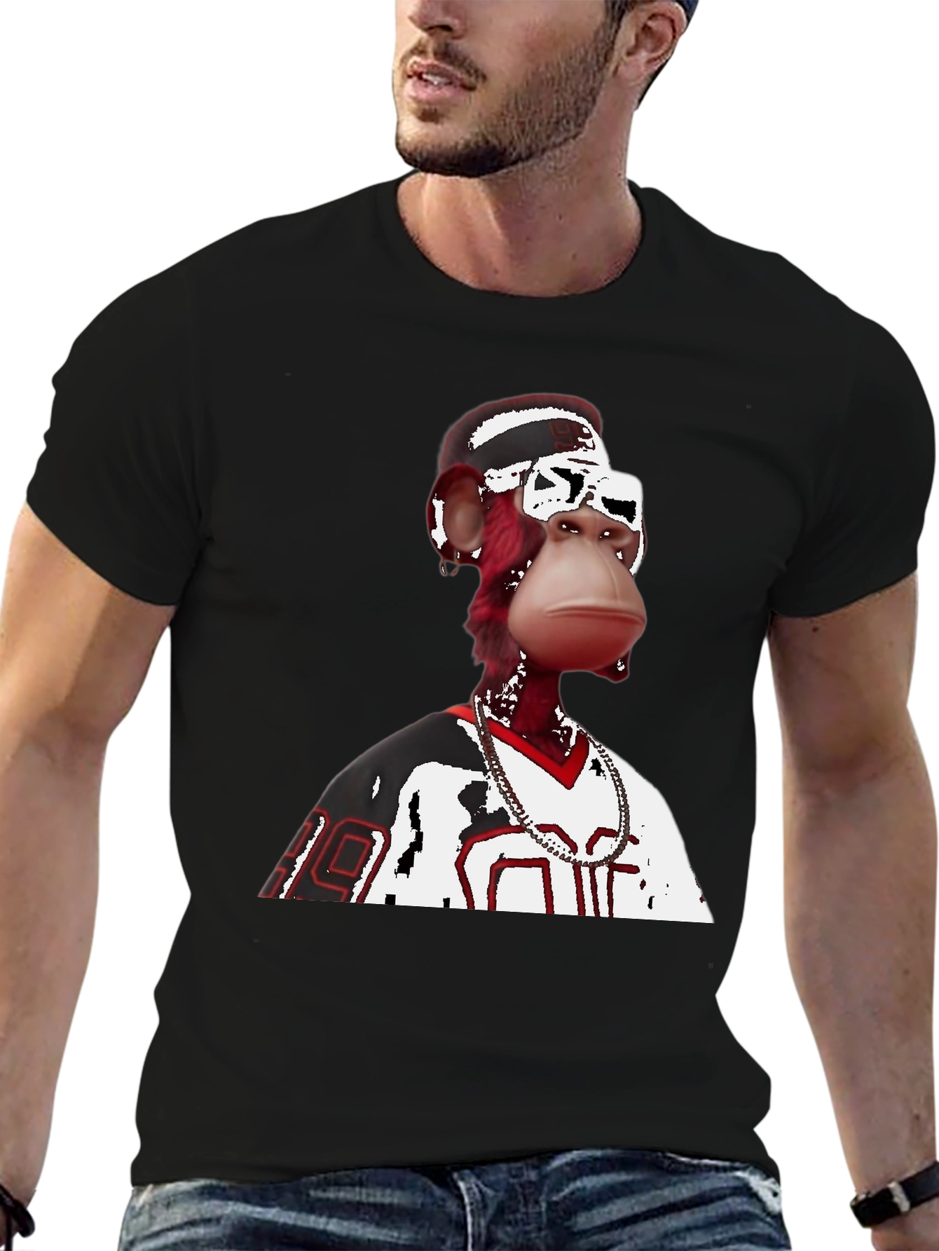 Bored Ape Black T-Shirt - Unique Graphic Tee