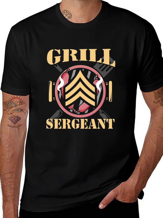 Grill Sergeant T-Shirt - BBQ Master Tee