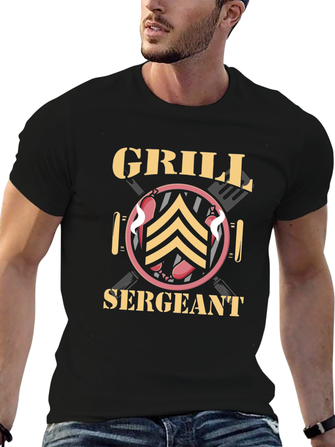 Grill Sergeant T-Shirt - BBQ Master Tee