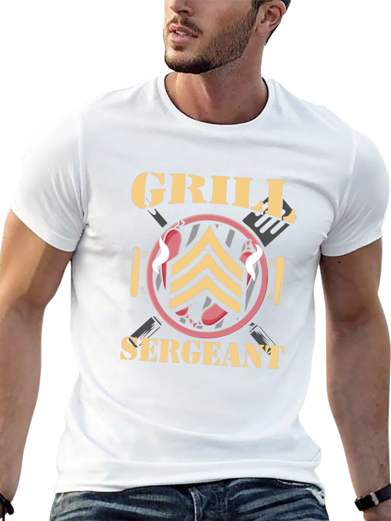 Grill Sergeant T-Shirt - BBQ Master Tee