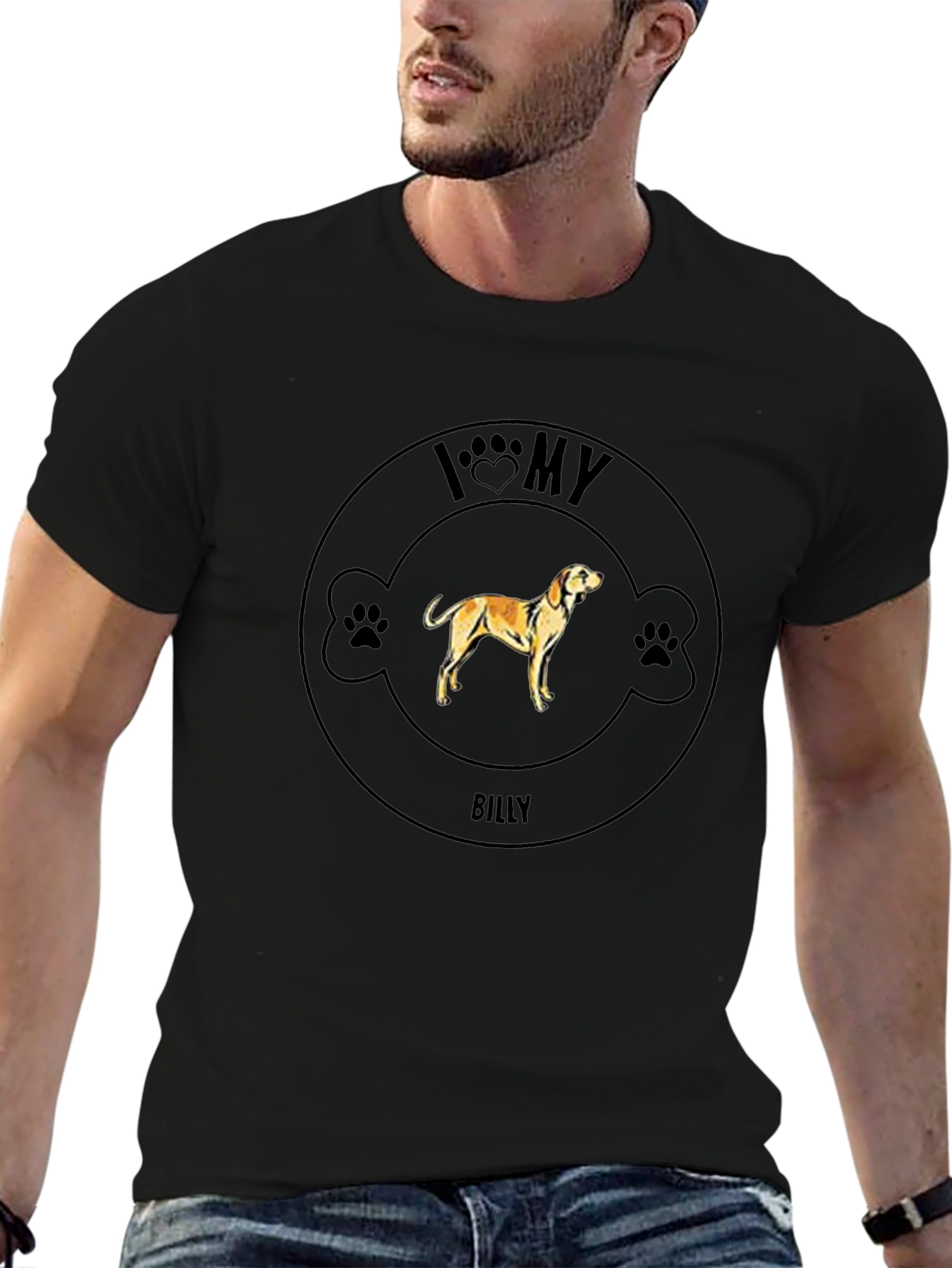 I Love My Billy Dog T-Shirt