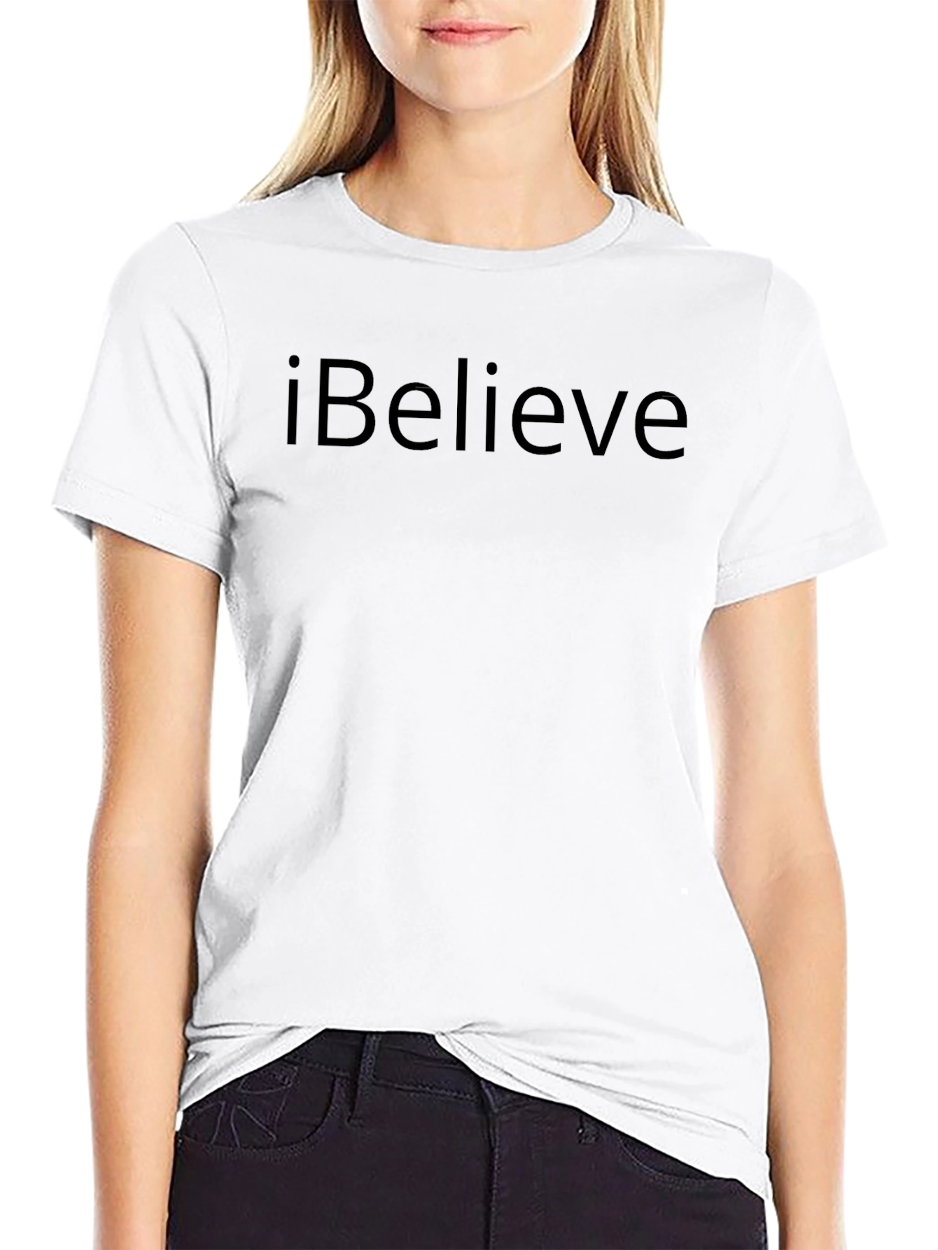 iBelieve Classic Black Tee