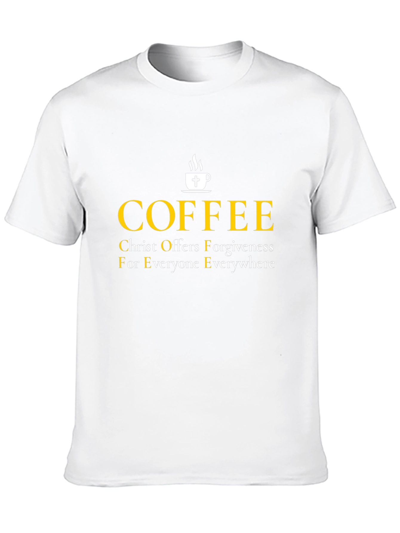 Coffee Christ Offers Forgiveness T-Shirt