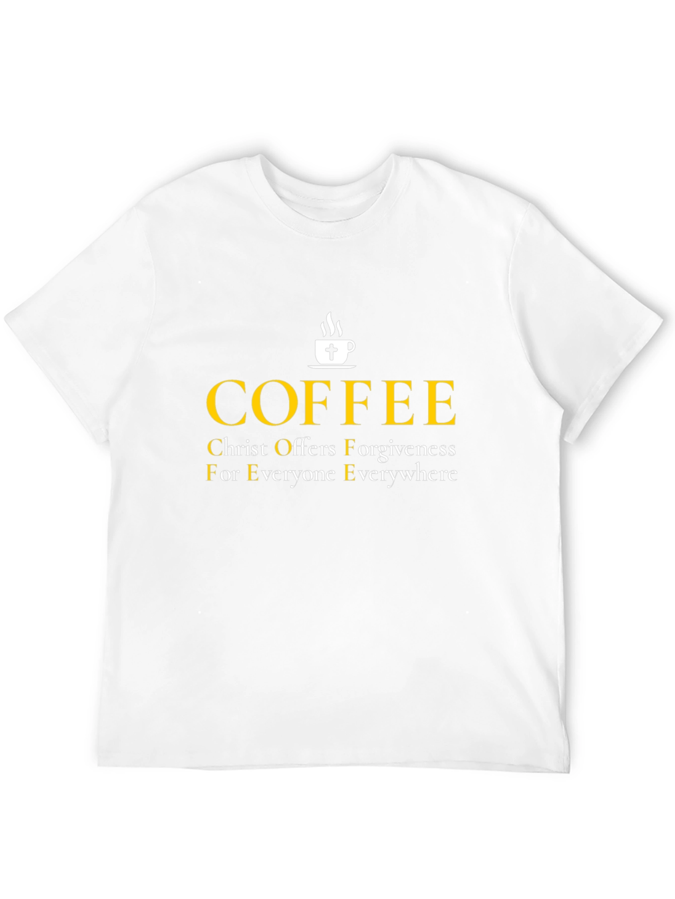 Coffee Christ Offers Forgiveness T-Shirt
