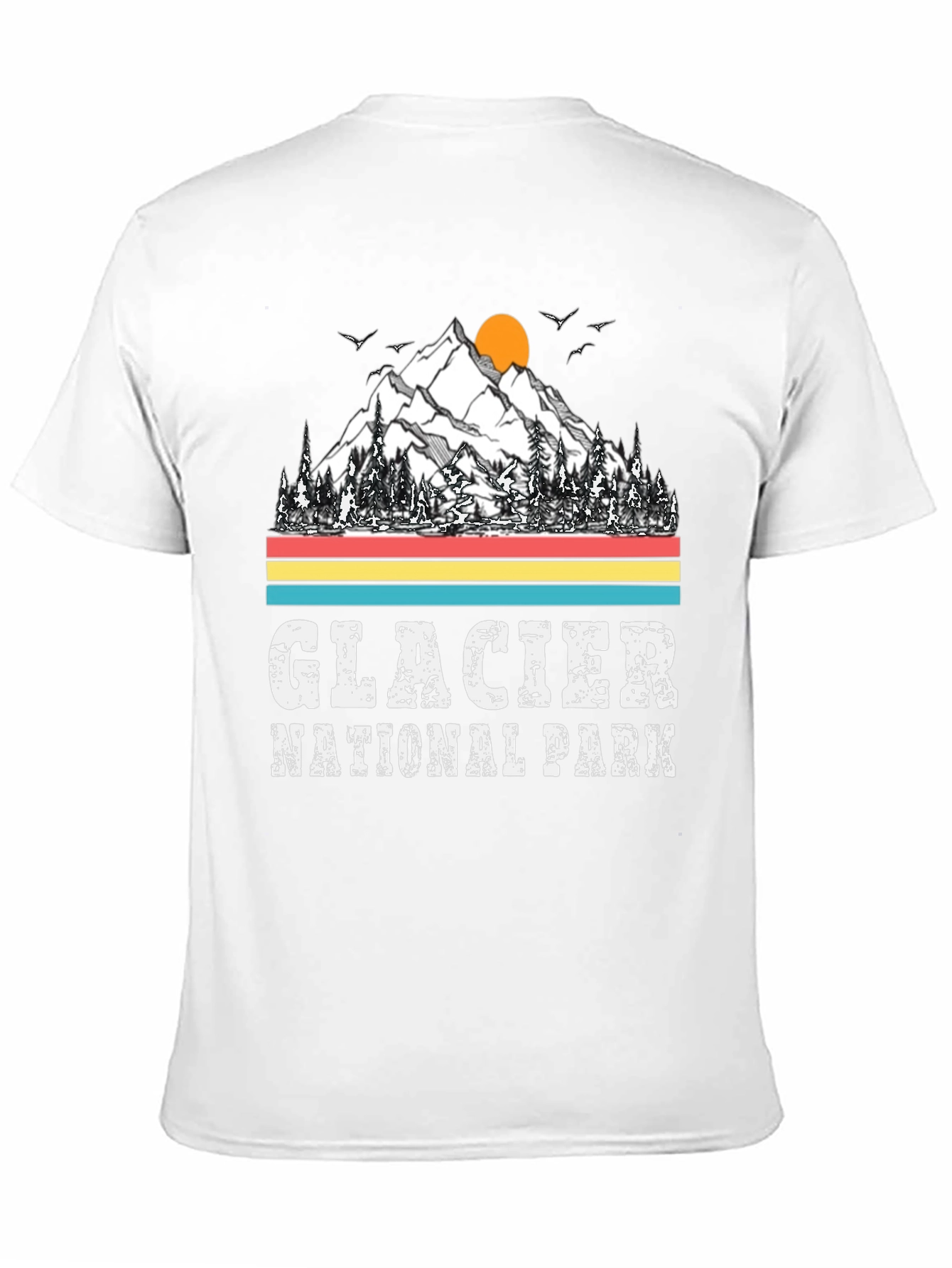 Glacier National Park T-Shirt - Mountain Graphic Tee