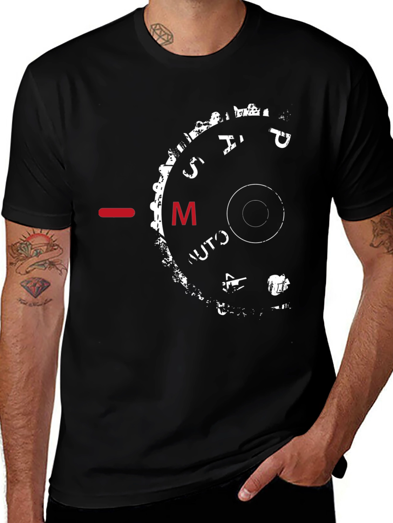 Camera Mode Dial Graphic T-Shirt