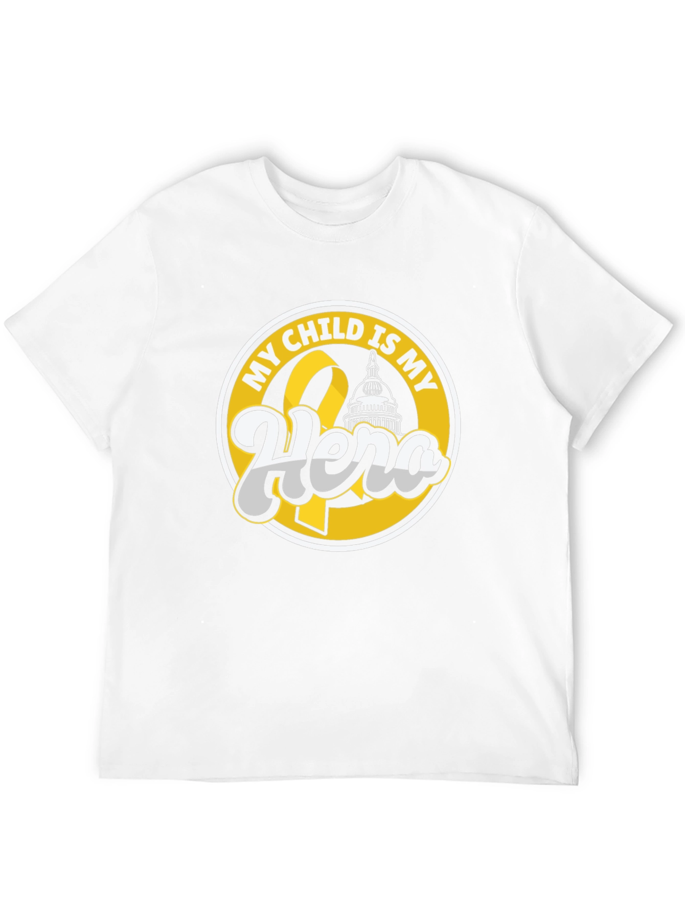 My Child Is My Hero Black T-Shirt