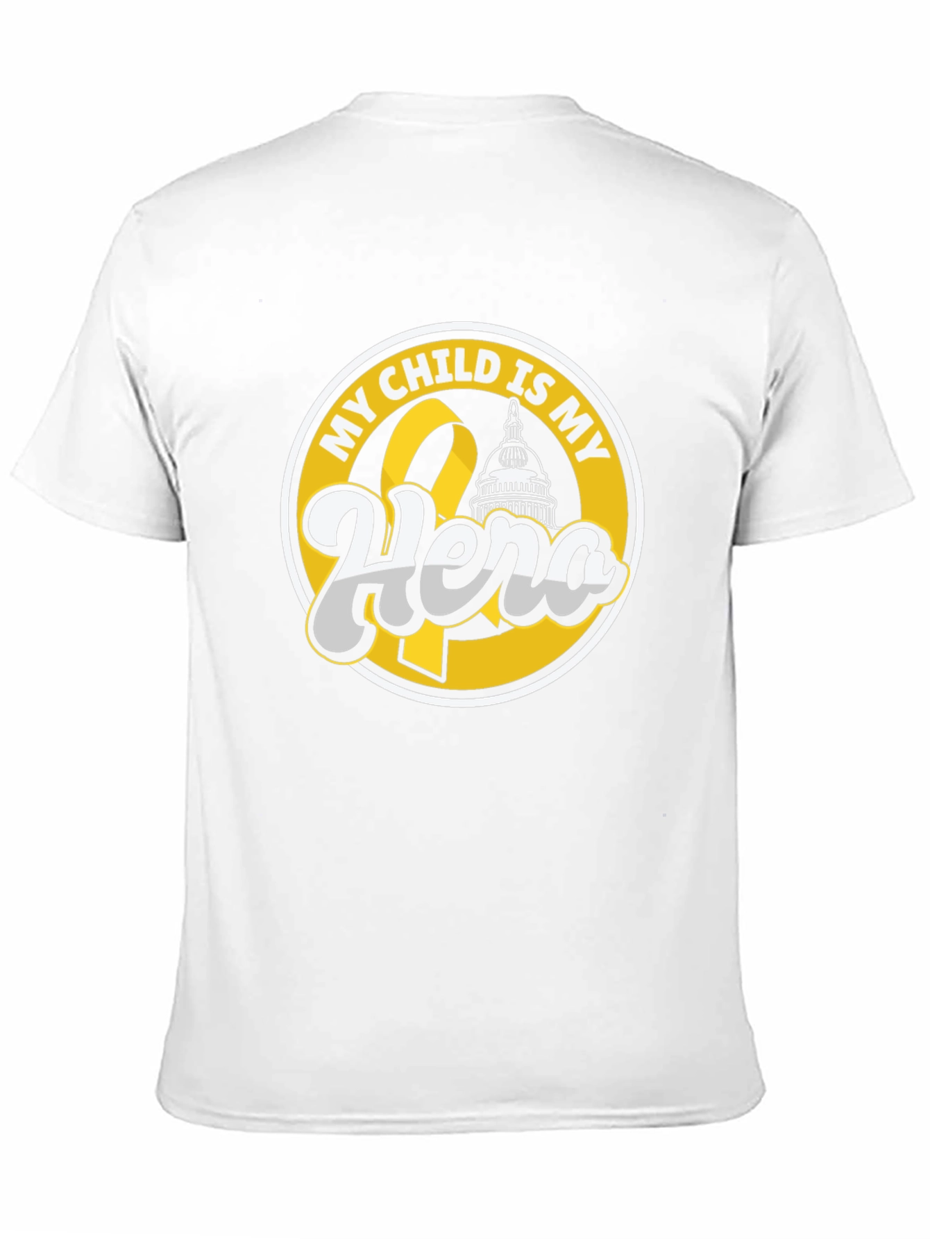 My Child Is My Hero Black T-Shirt
