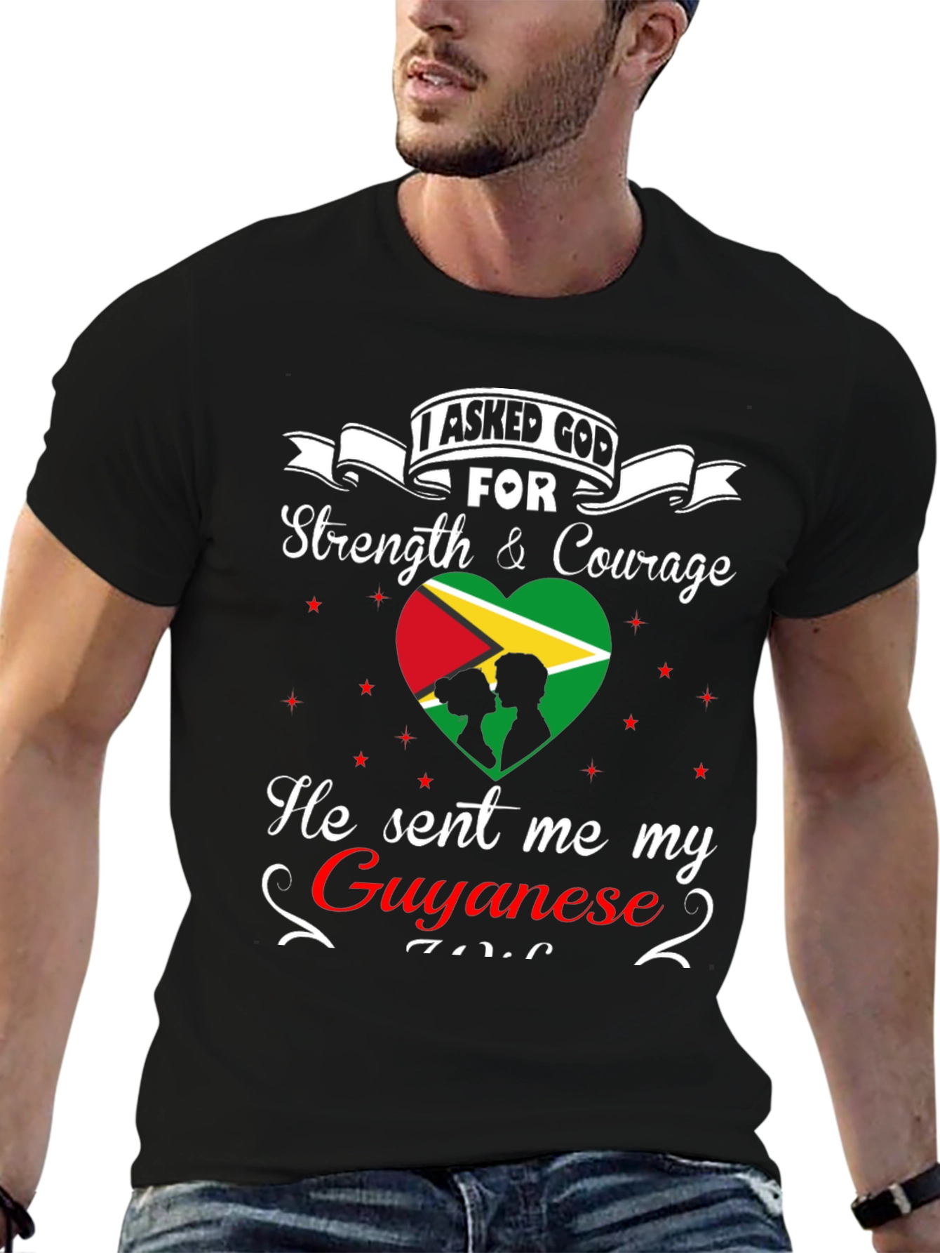 Guyanese Pride T-Shirt - I Asked God