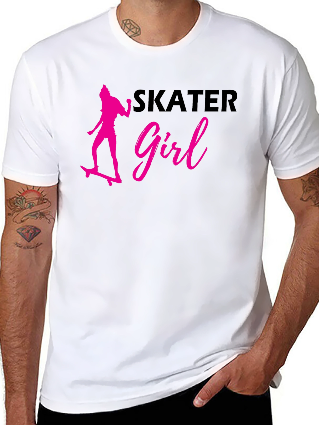 Skater Girl Graphic T-Shirt