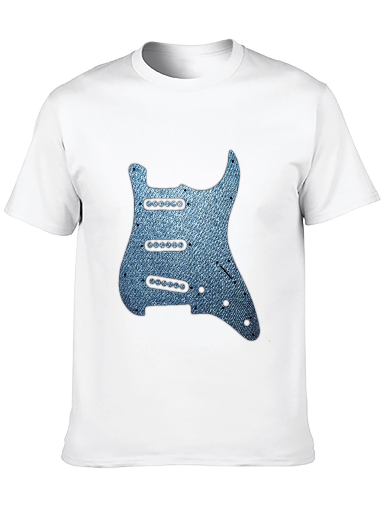 Denim Guitar T-Shirt - Rocker Tee