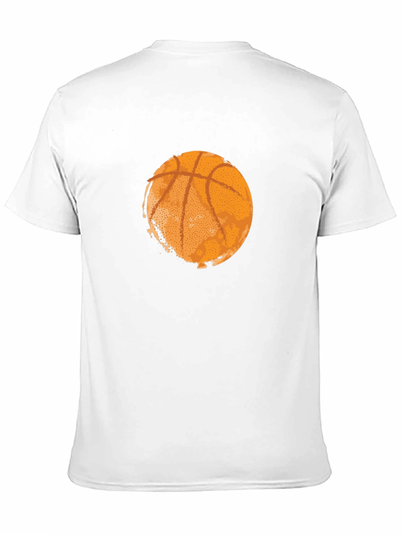 Basketball Graphic Tee - Black Cotton T-Shirt