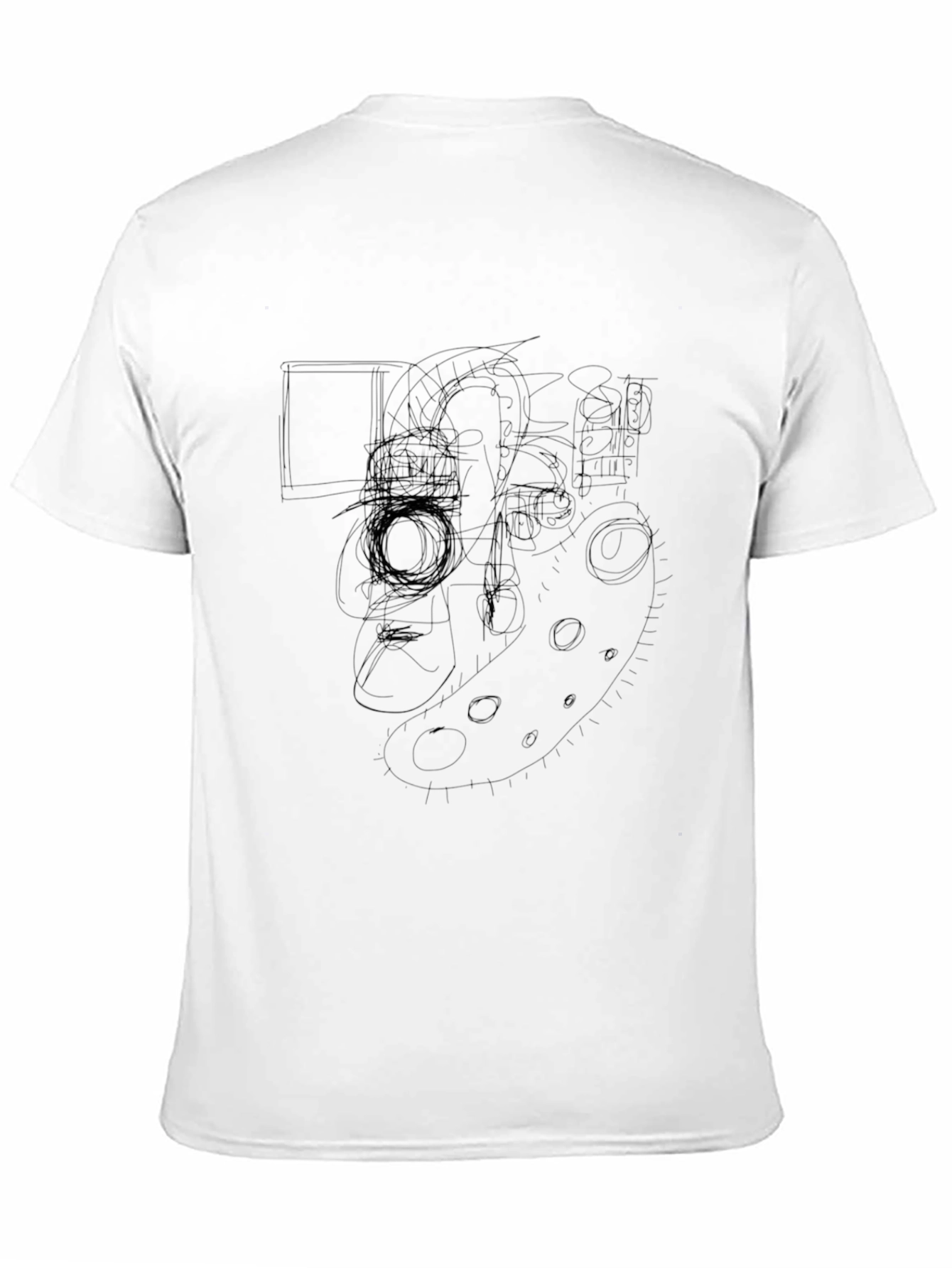 Plain Black Crew Neck Mens T-Shirt
