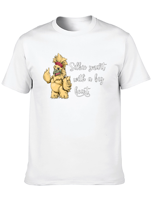 Silkie Chicken T-Shirt - Smart with a Big Heart