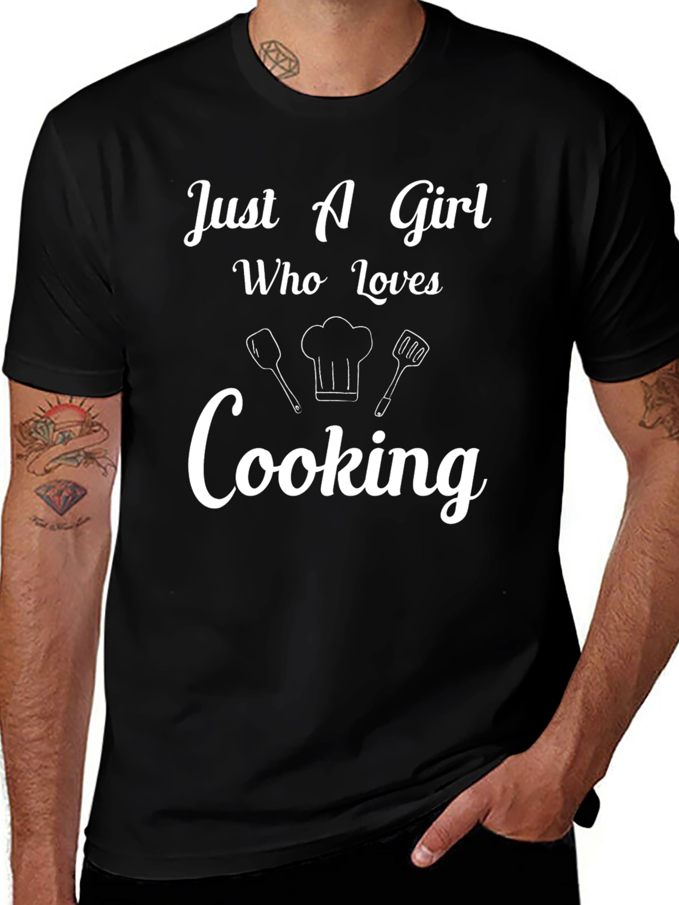 Just a Girl Who Loves Cooking T-Shirt