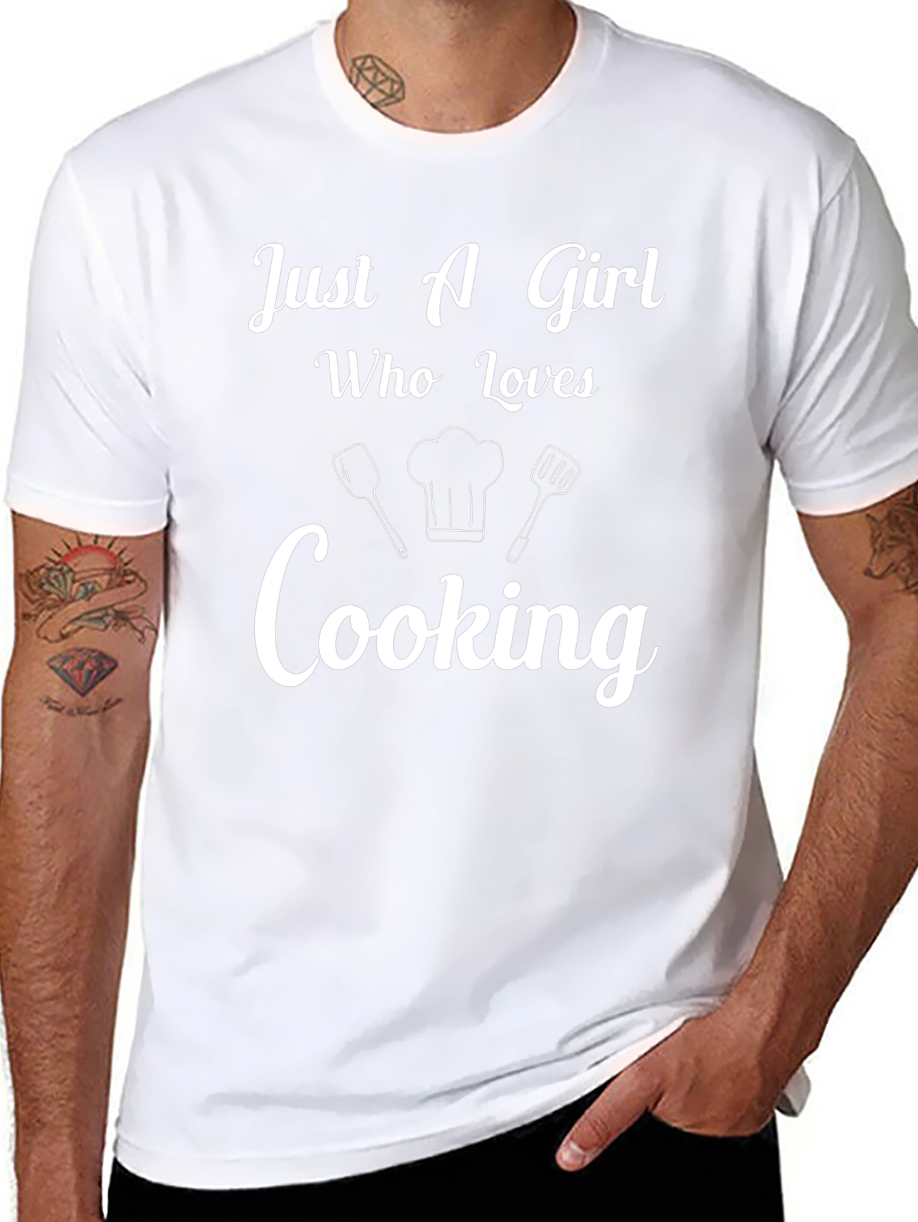 Just a Girl Who Loves Cooking T-Shirt