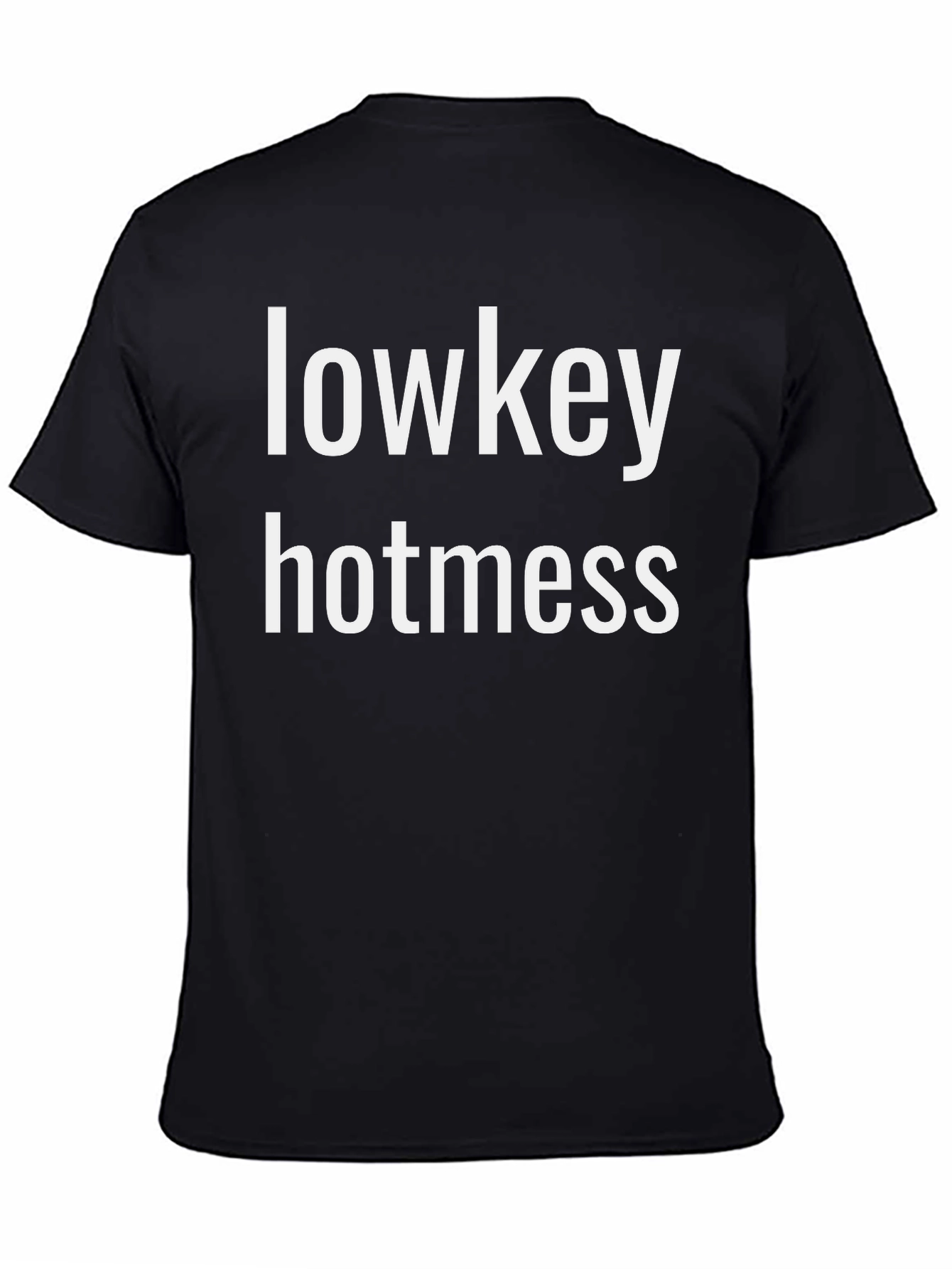 Lowkey Hotness Black Graphic Tee