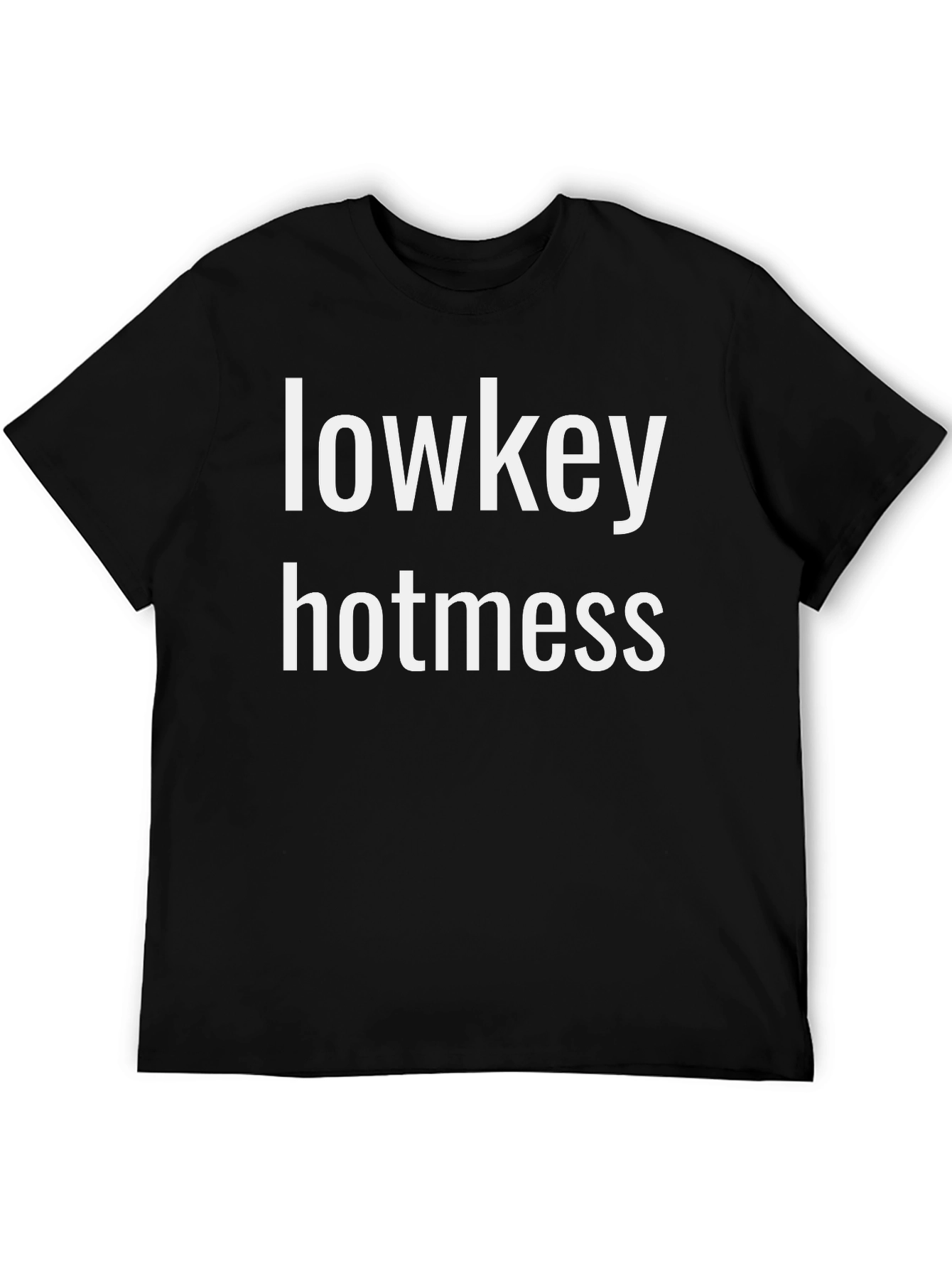 Lowkey Hotness Black Graphic Tee