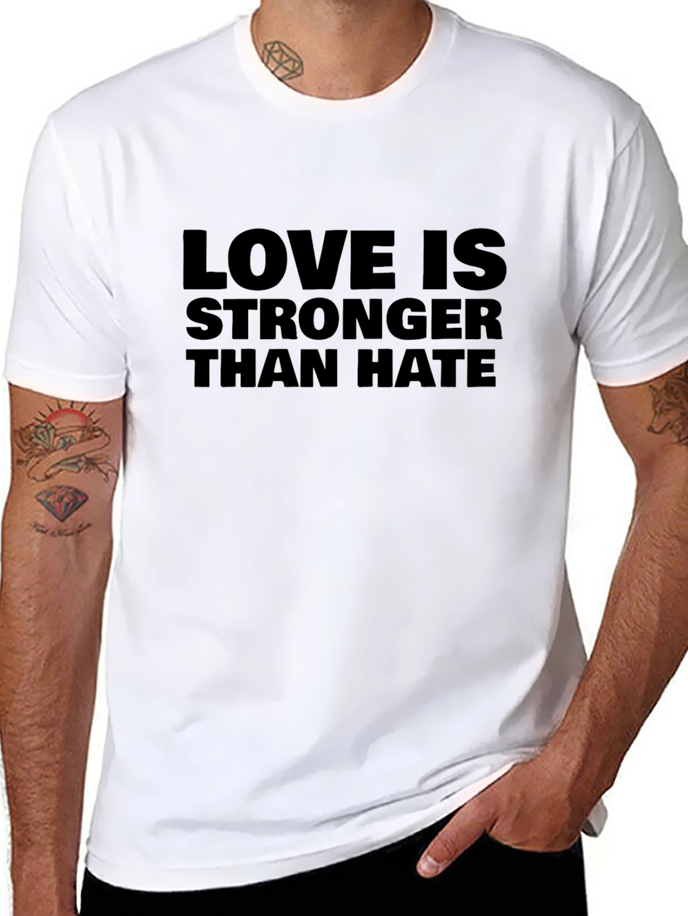 Love is Stronger Than Hate Graphic Tee
