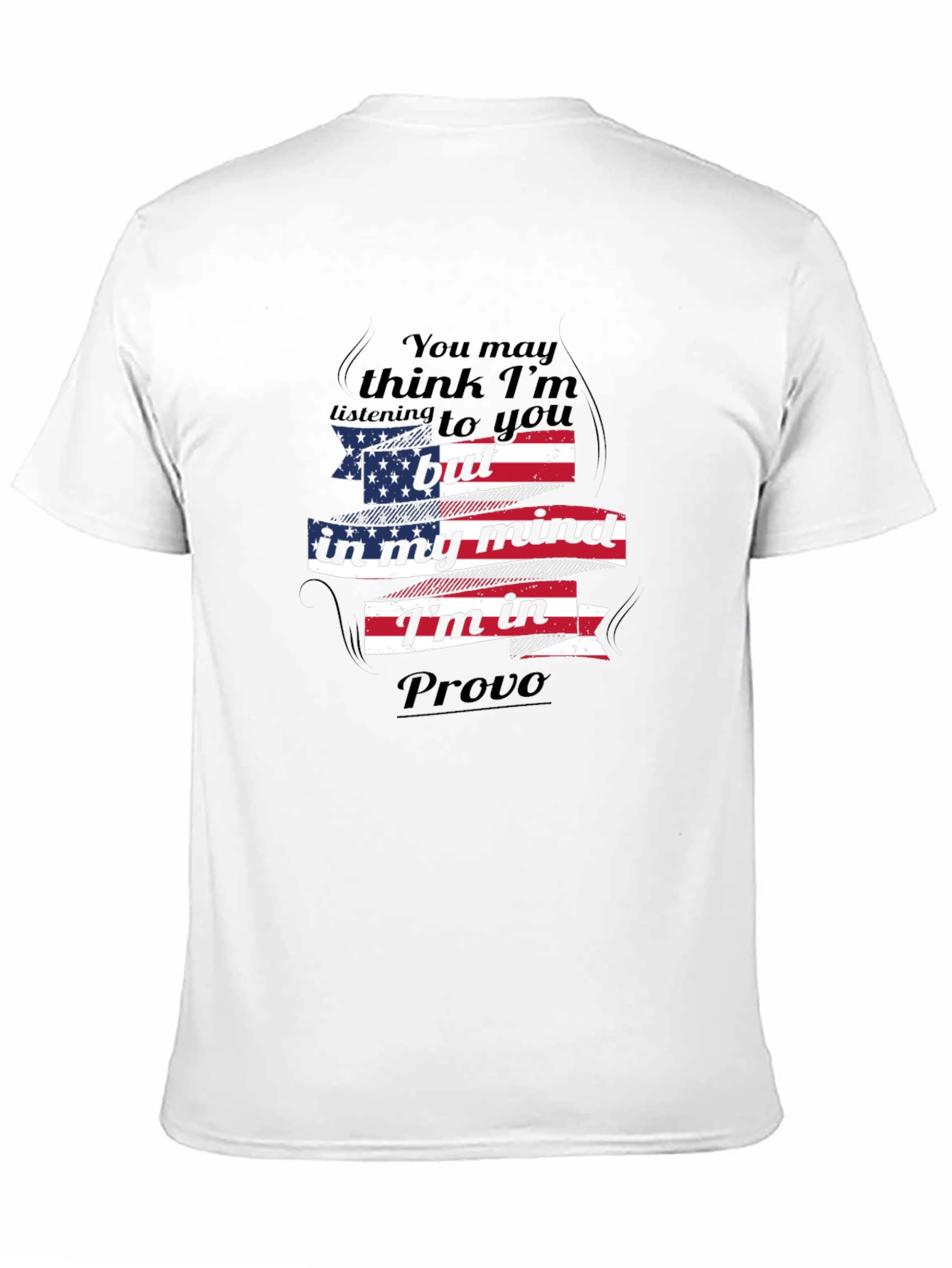 Provo Mind T-Shirt - USA Flag Graphic Tee