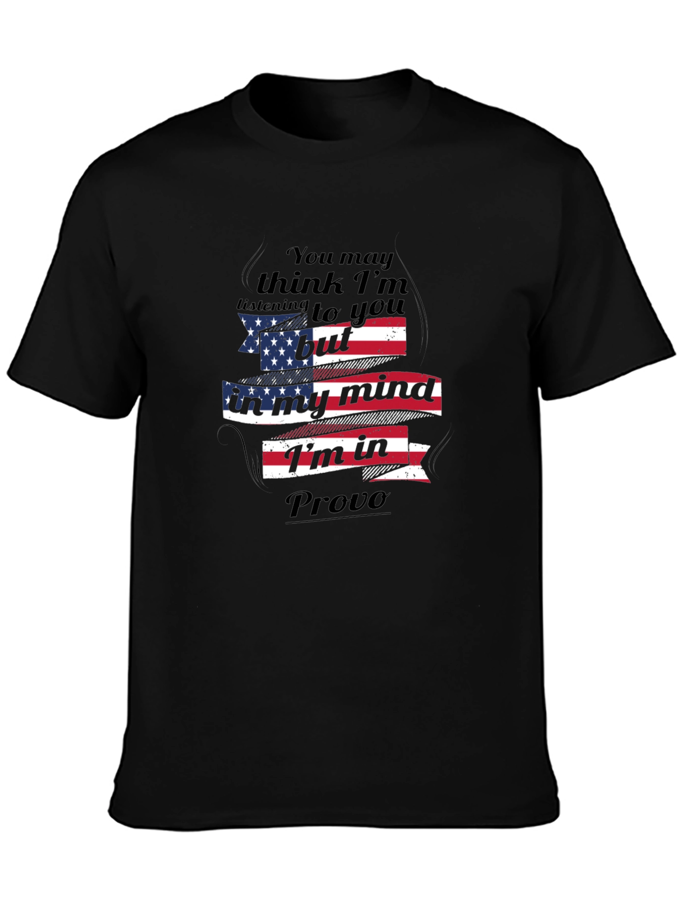 Provo Mind T-Shirt - USA Flag Graphic Tee