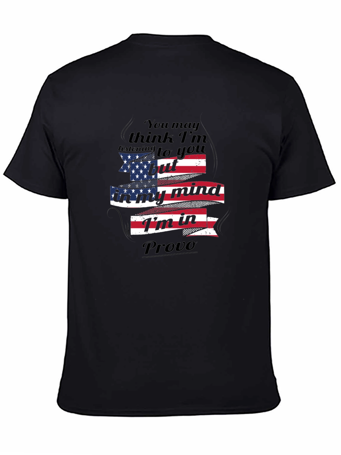 Provo Mind T-Shirt - USA Flag Graphic Tee