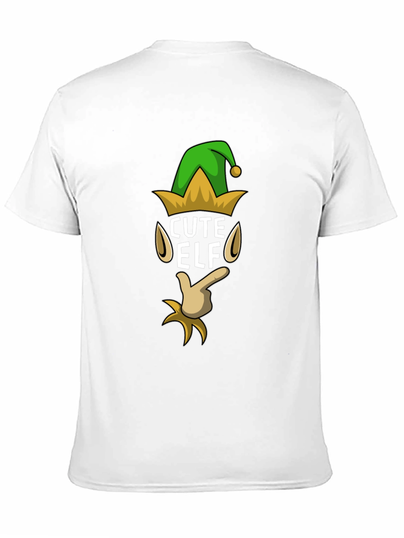 Cute Elf Graphic T-Shirt - Holiday Festive Fun