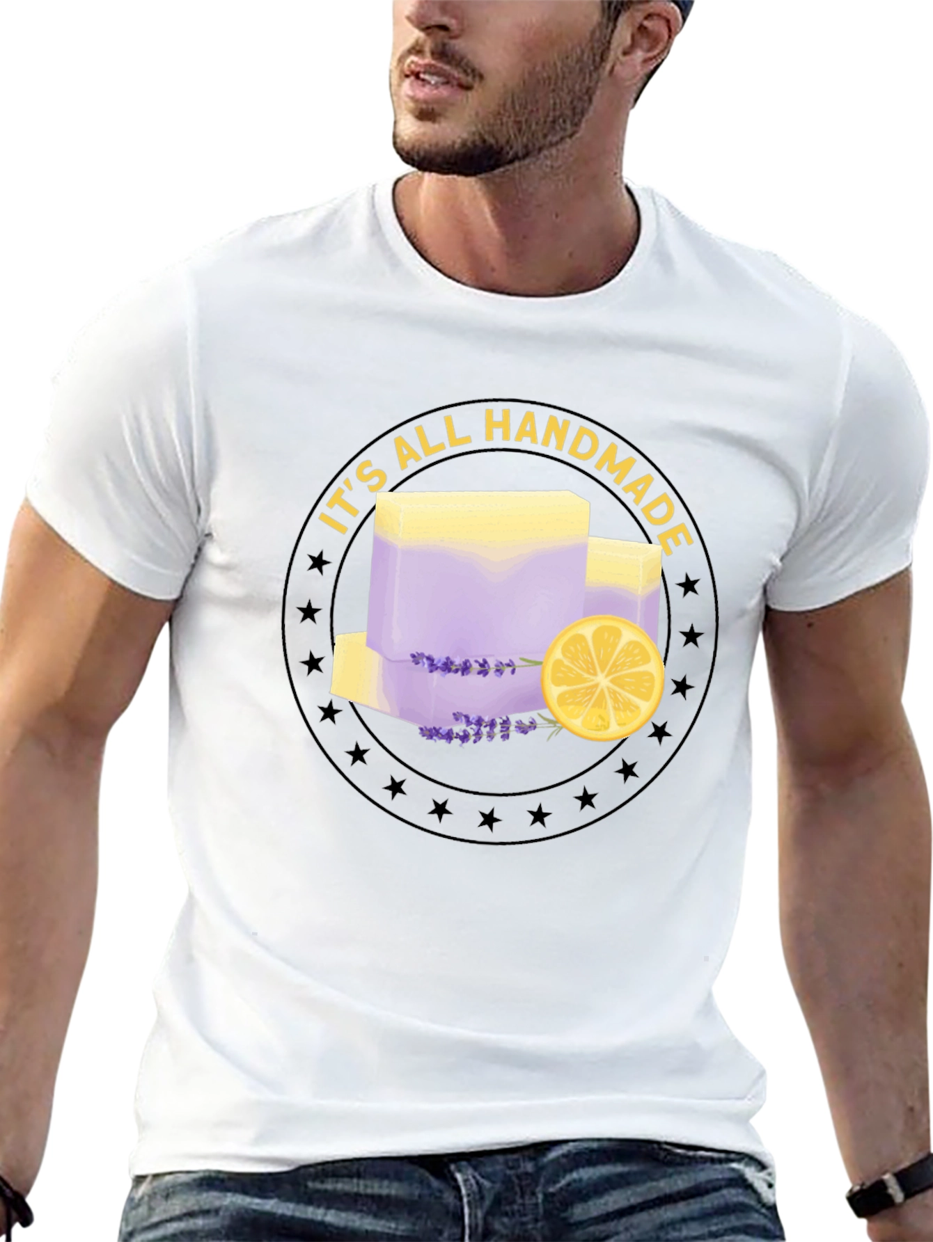 Handmade Soap Graphic Tee - Fresh & Clean