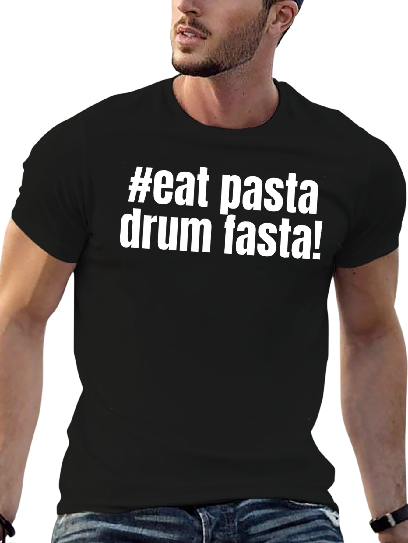 Eat Pasta Drum Fasta Graphic Tee
