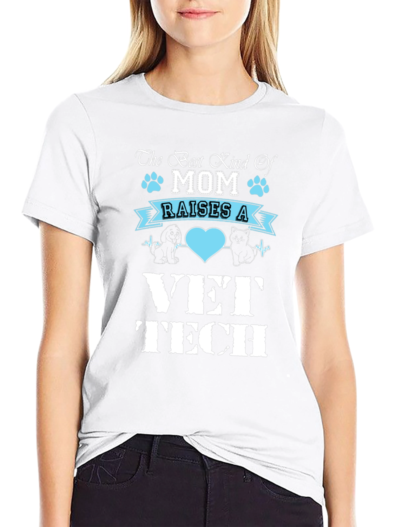 Best Kind of Mom Vet Tech T-Shirt