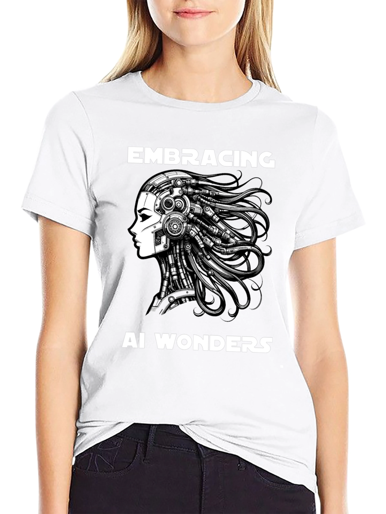 AI Wonders Graphic T-Shirt - Embrace the Future