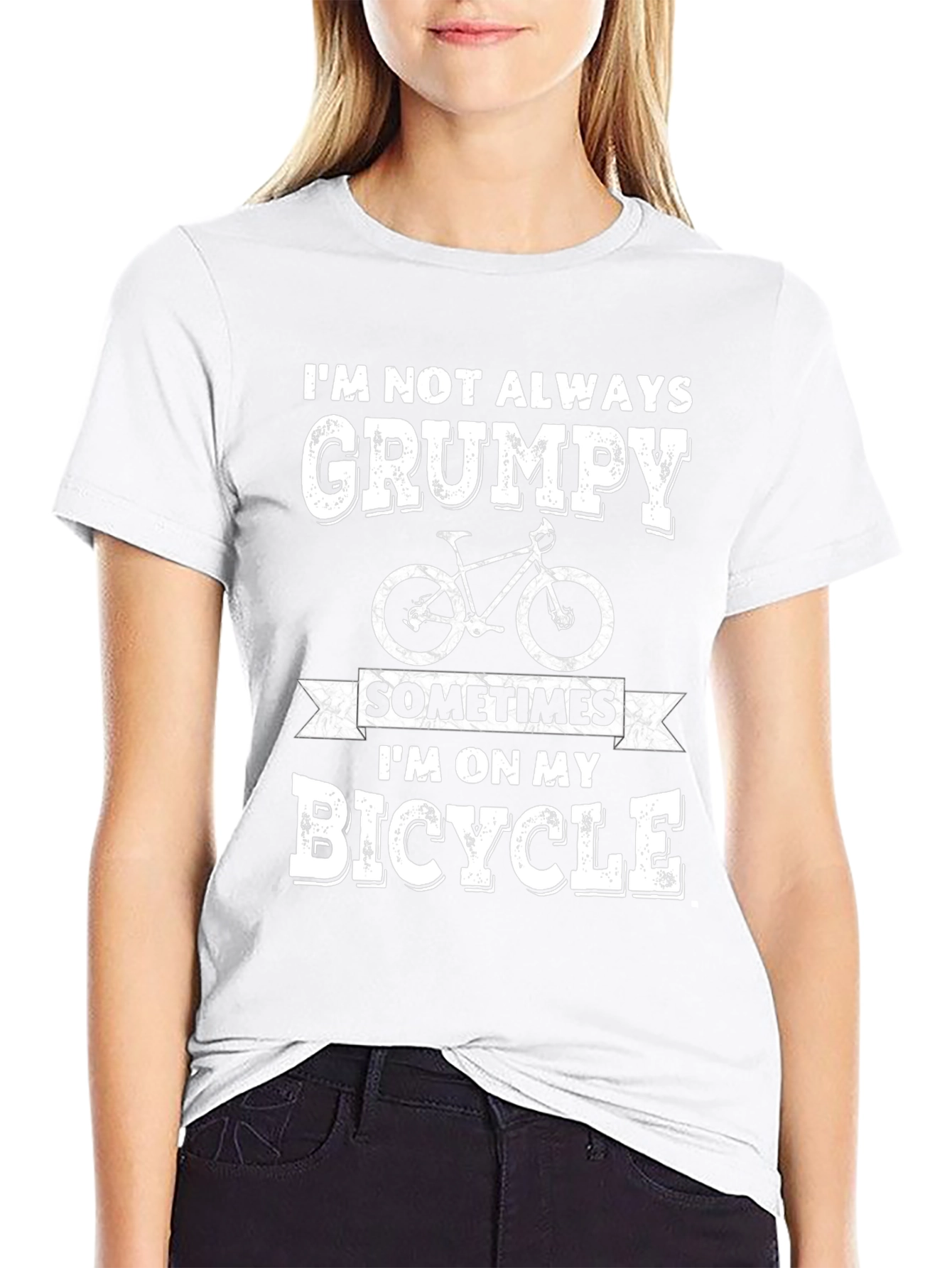 Grumpy Bicycle T-Shirt - Cycling Humor Tee