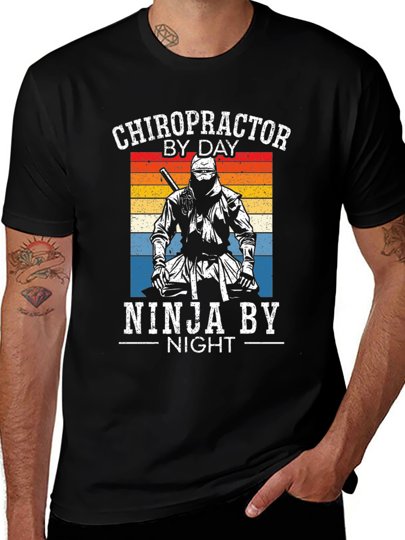 Chiropractor by Day Ninja by Night T-Shirt