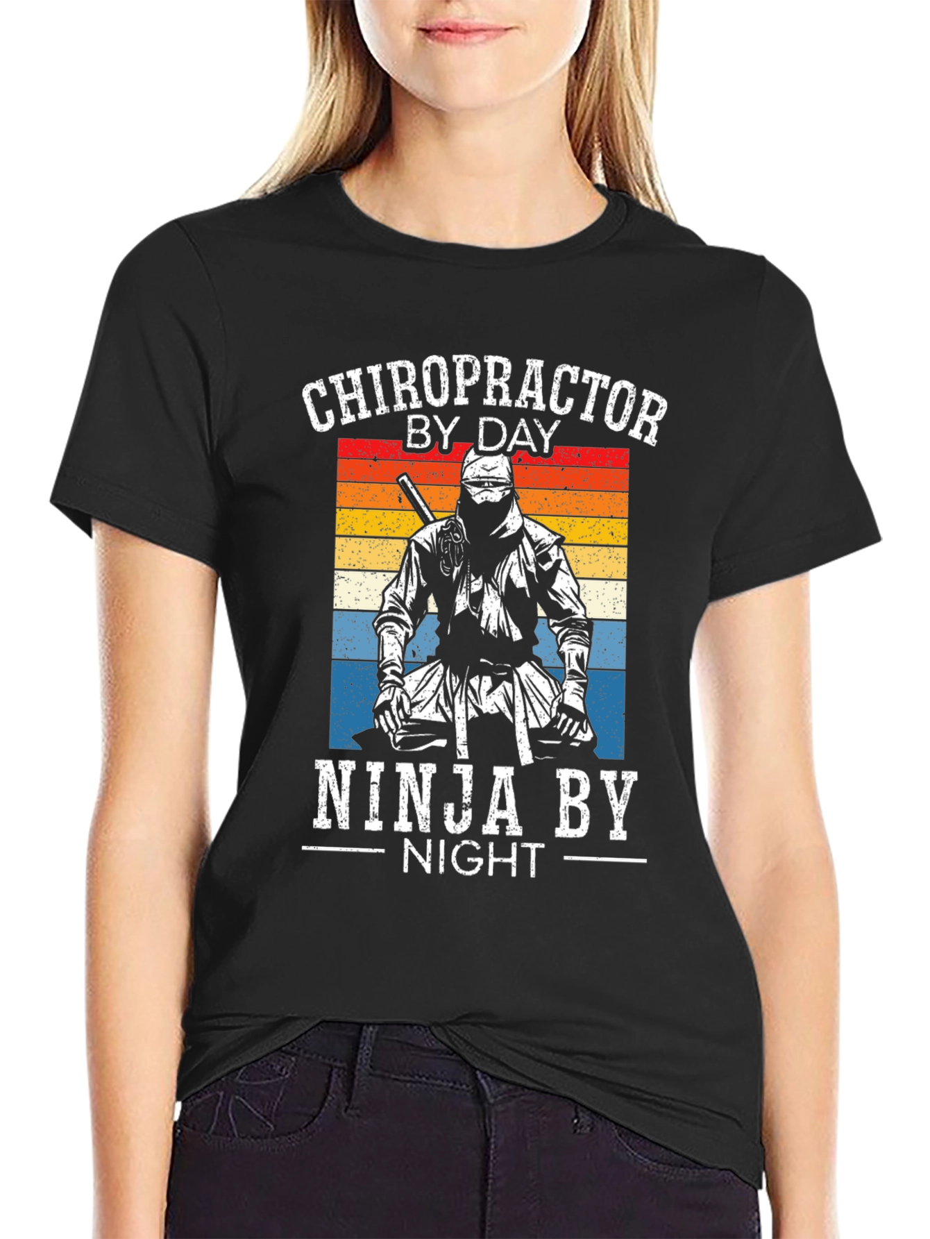 Chiropractor by Day Ninja by Night T-Shirt