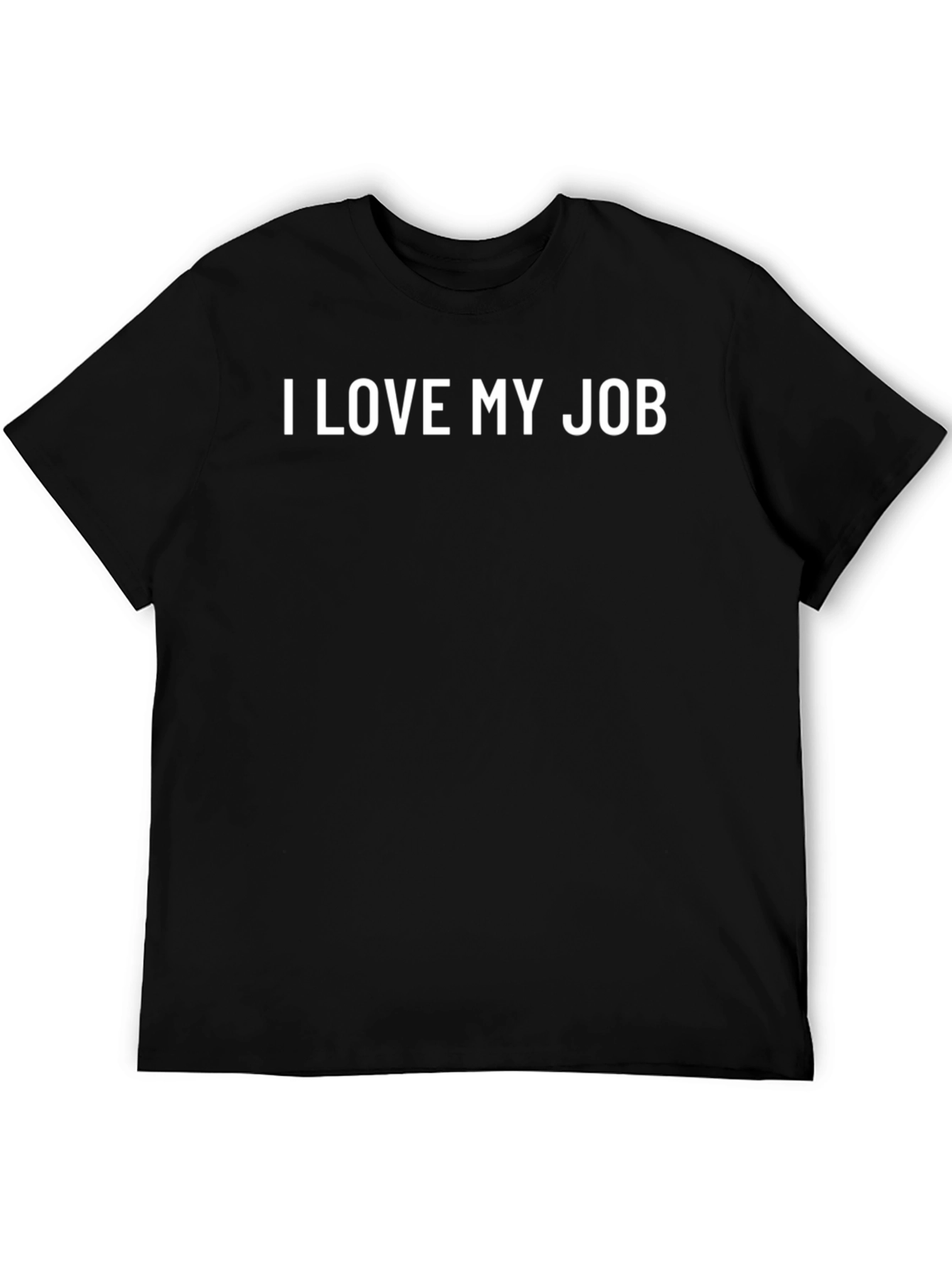 I Love My Job Graphic Tee - Black