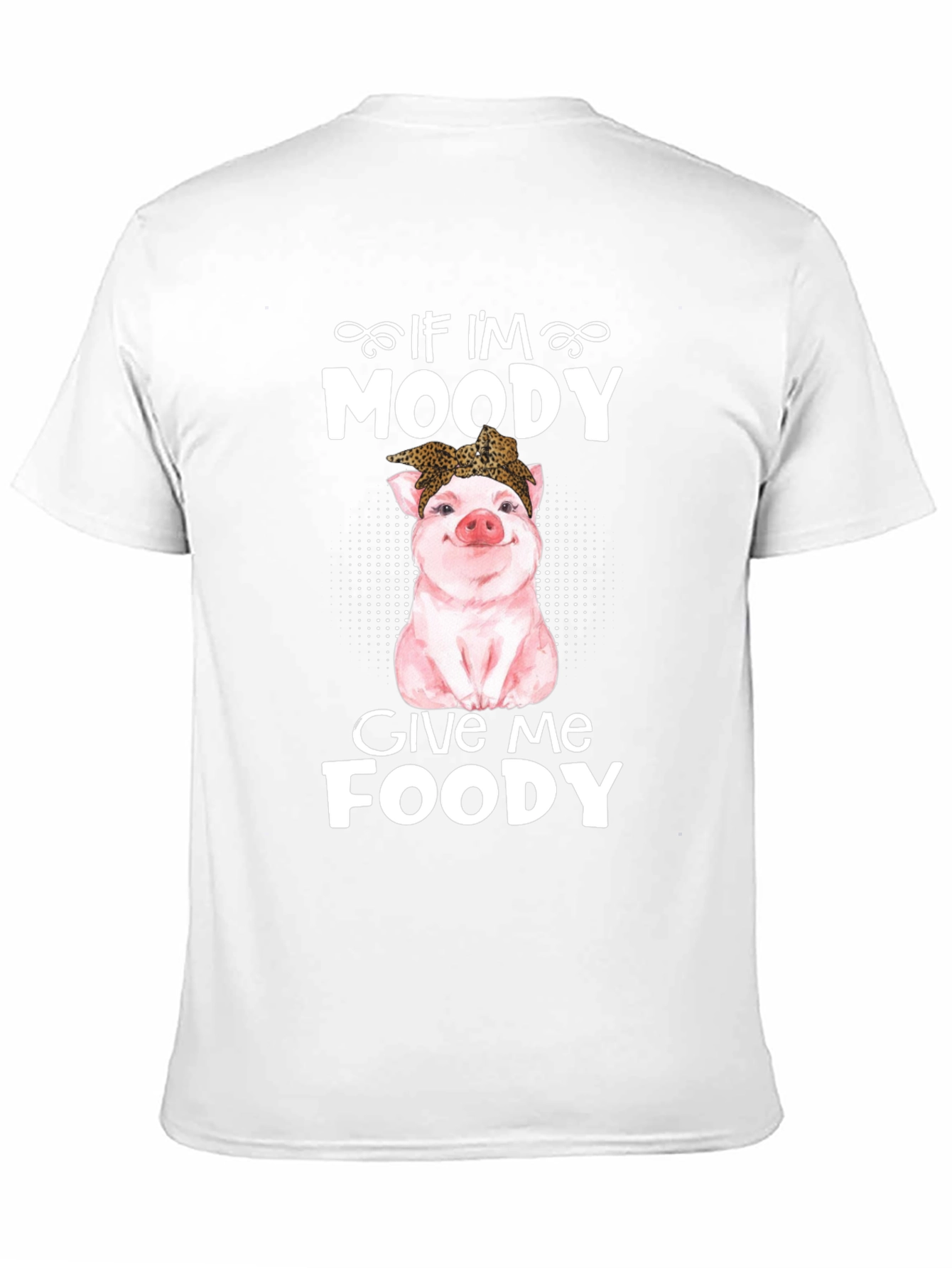 Moody Pig Funny Foodie T-Shirt